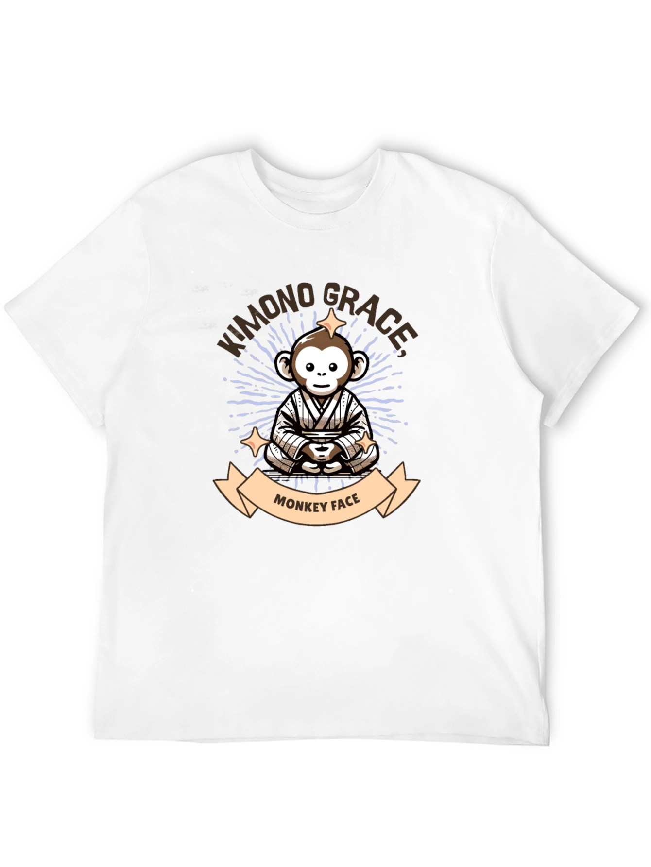 Kimono Grace Monkey Face Graphic Tee