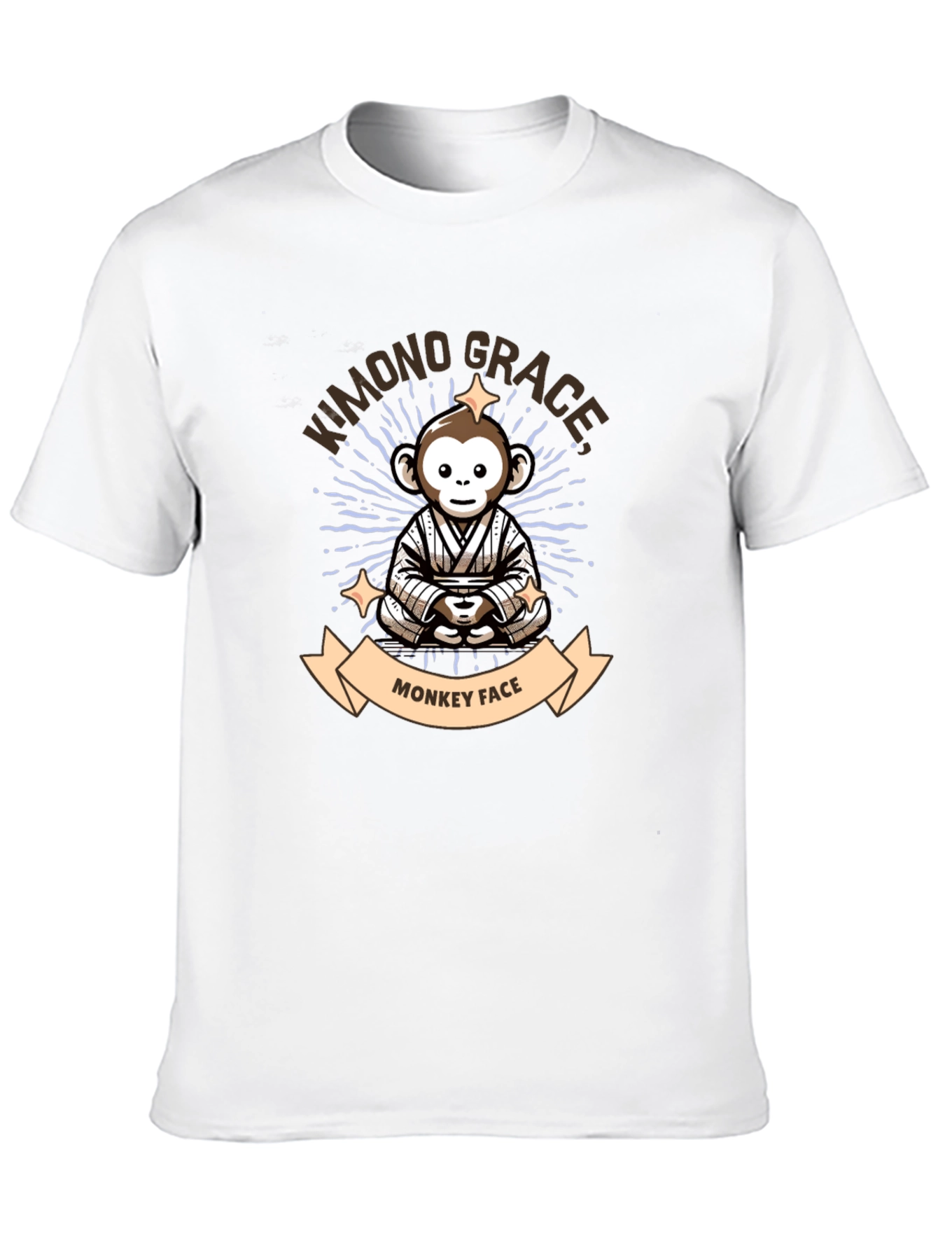Kimono Grace Monkey Face Graphic Tee