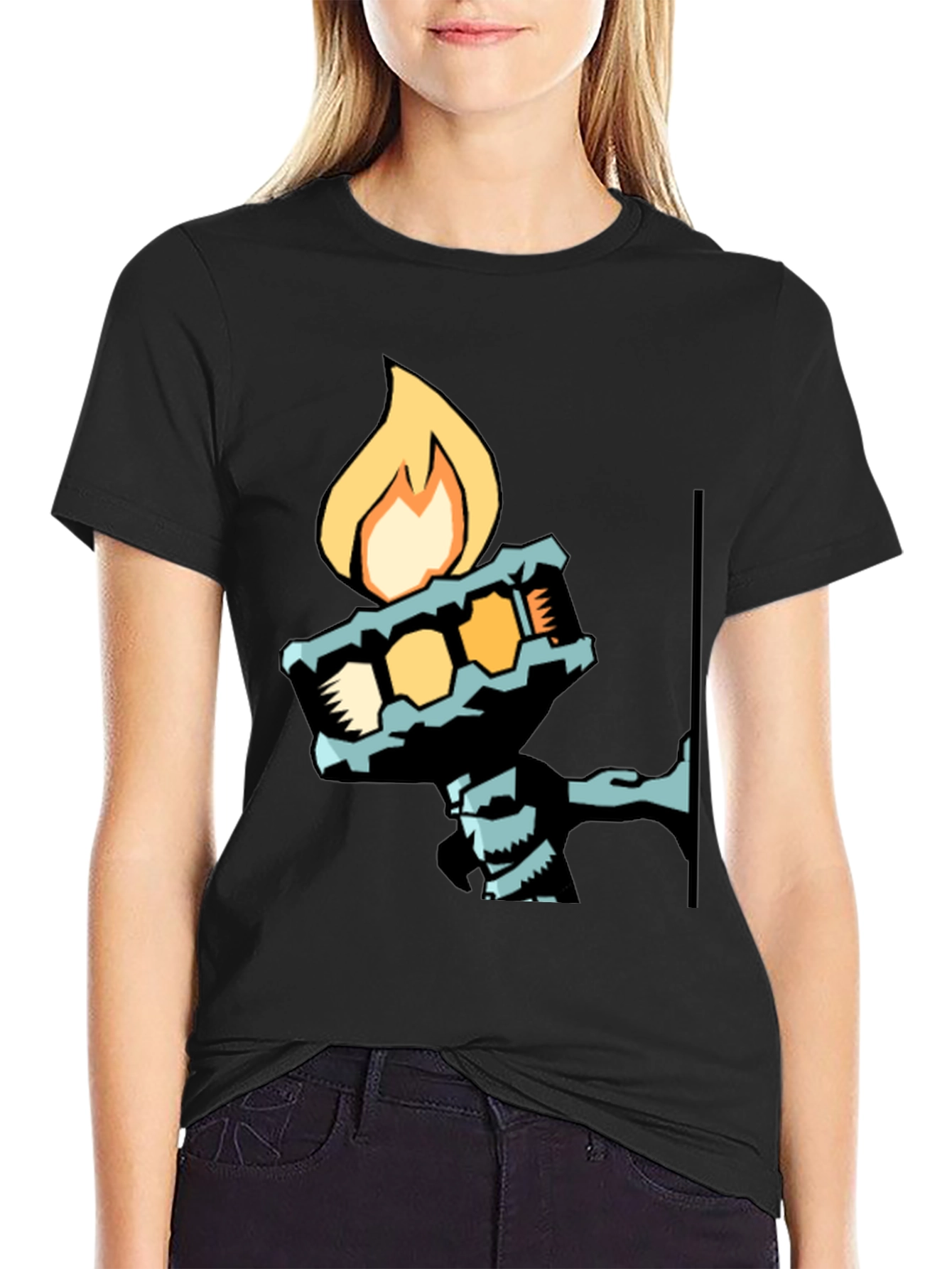 Cool Graphic Tee - Torch Bearer Design