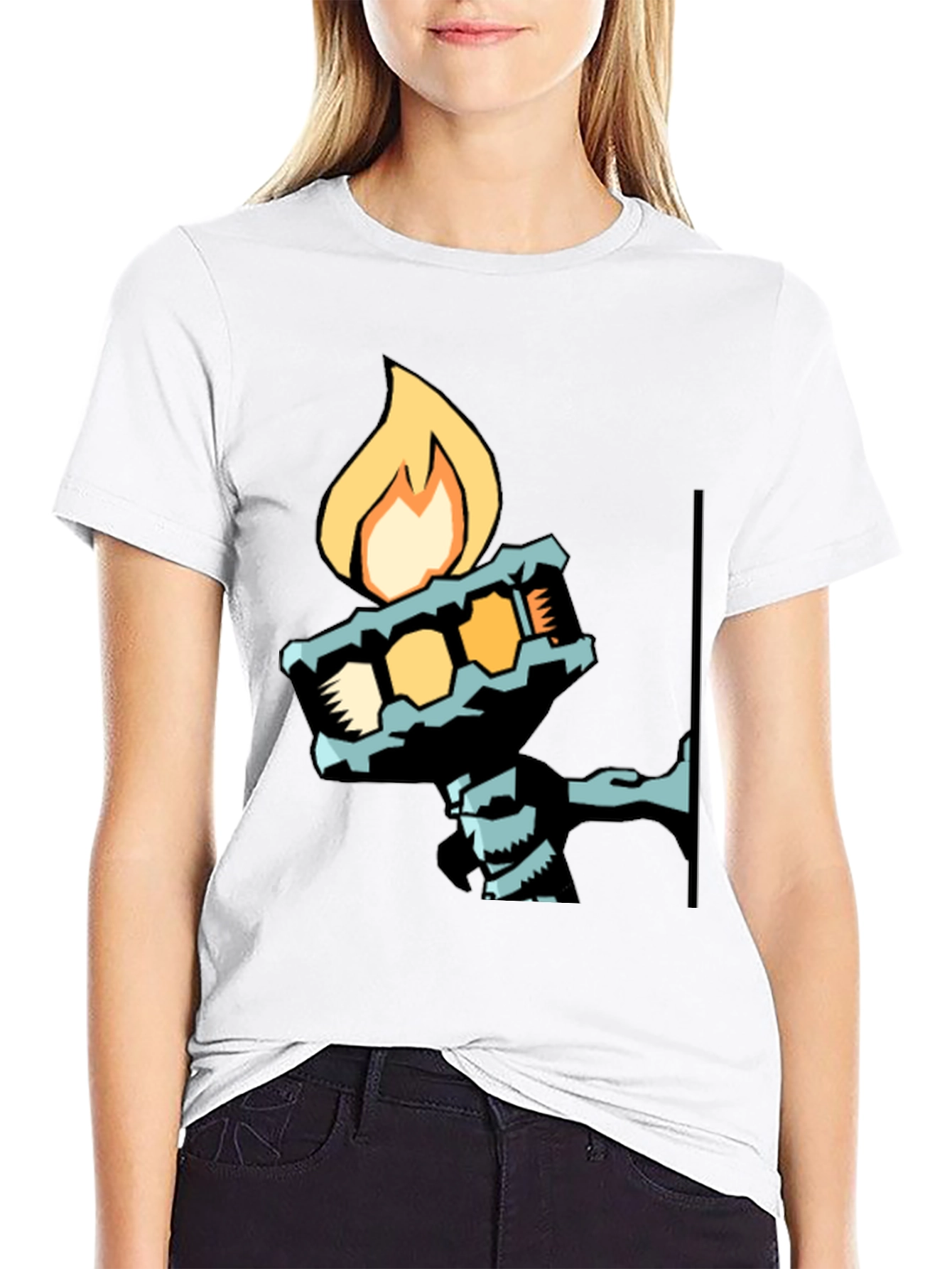 Cool Graphic Tee - Torch Bearer Design