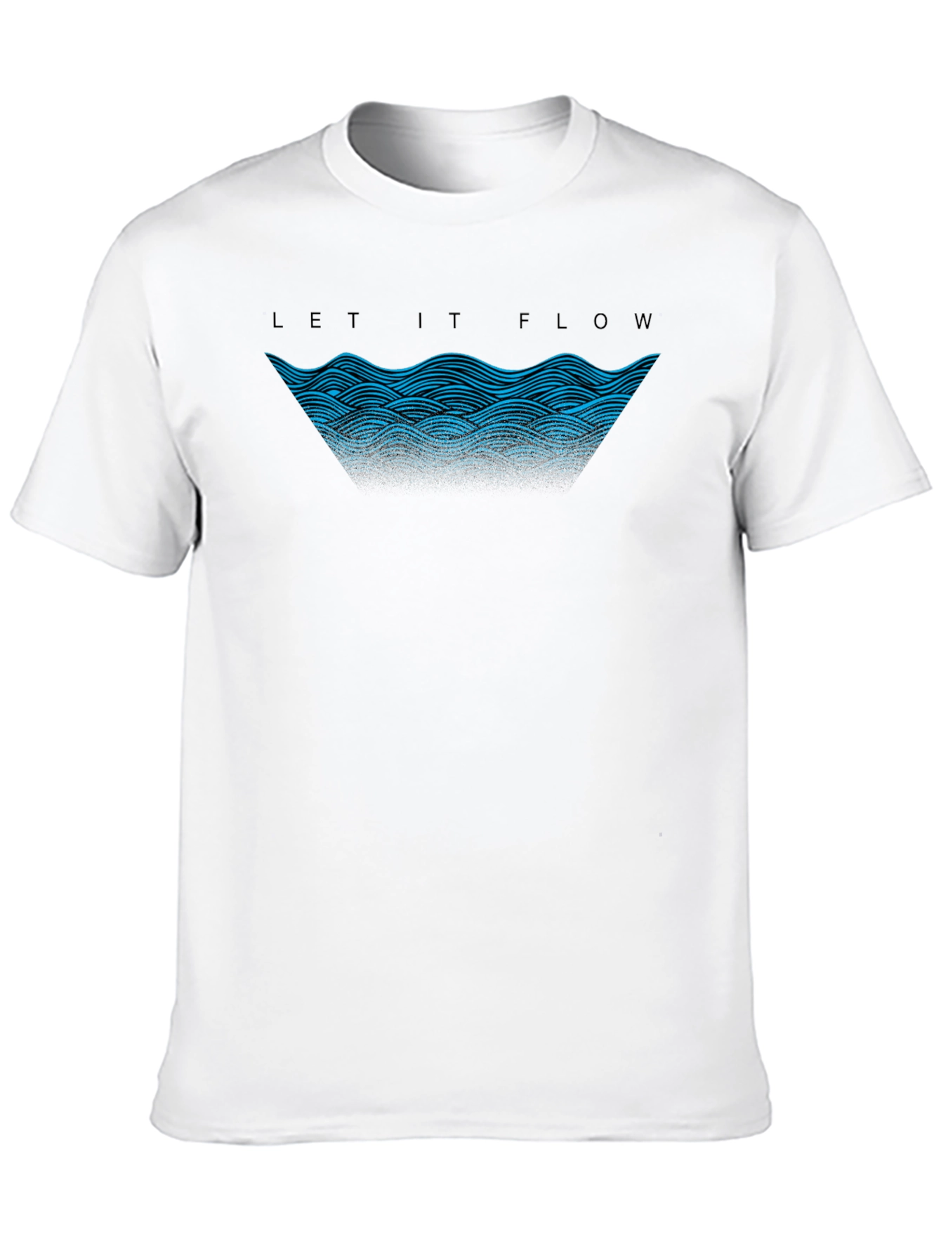 Let it Flow Graphic Tee - Premium Comfort