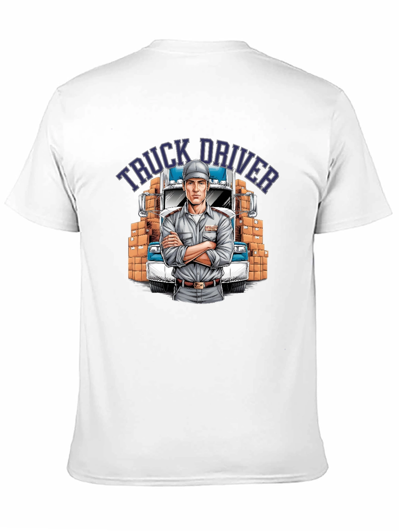 Truck Driver Graphic T-Shirt - Black