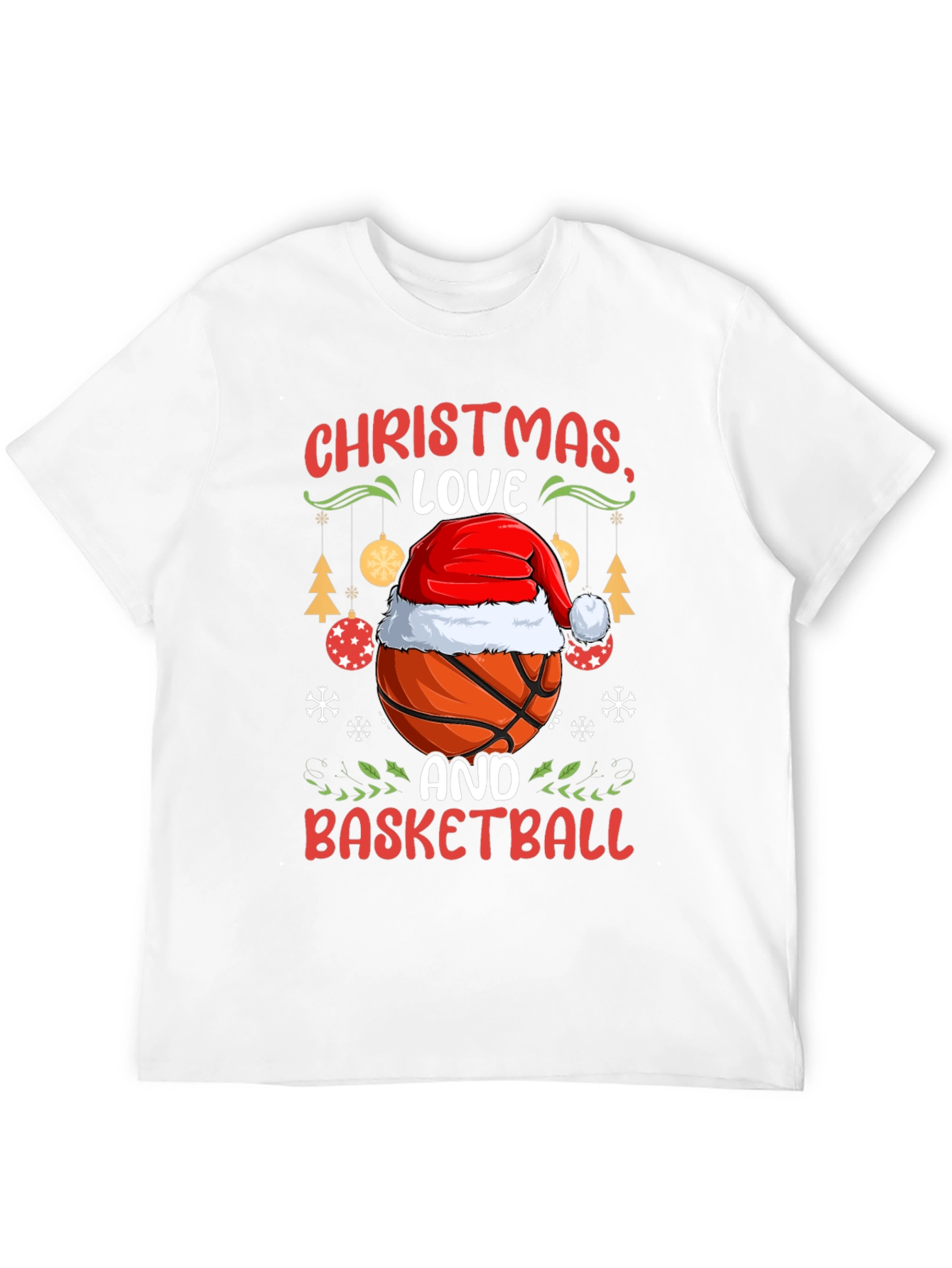 Christmas Love Basketball T-Shirt