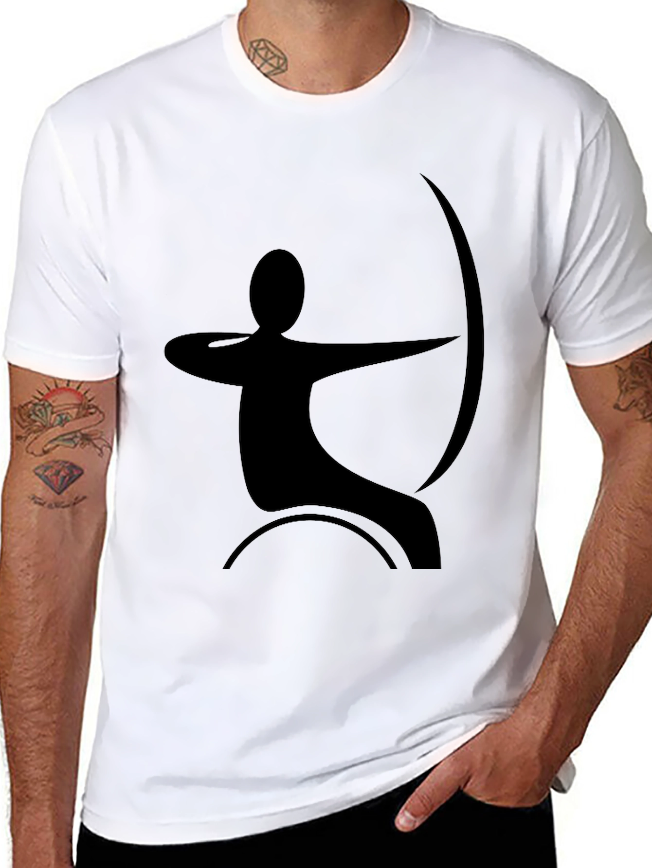 Archery Silhouette Graphic T-Shirt