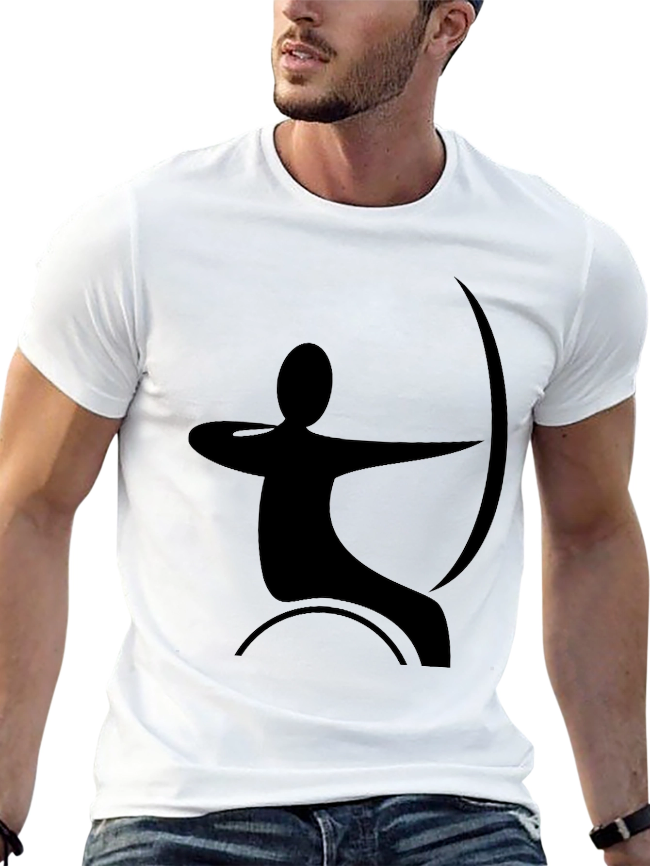 Archery Silhouette Graphic T-Shirt