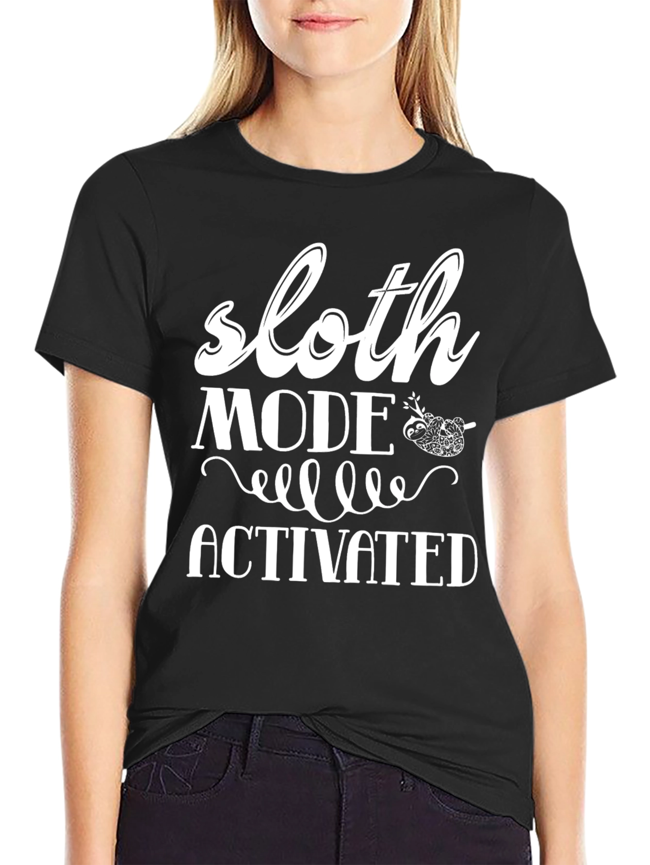 Sloth Mode Activated Graphic T-Shirt
