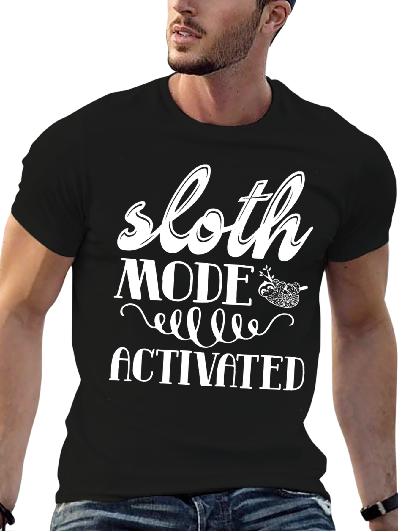 Sloth Mode Activated Graphic T-Shirt