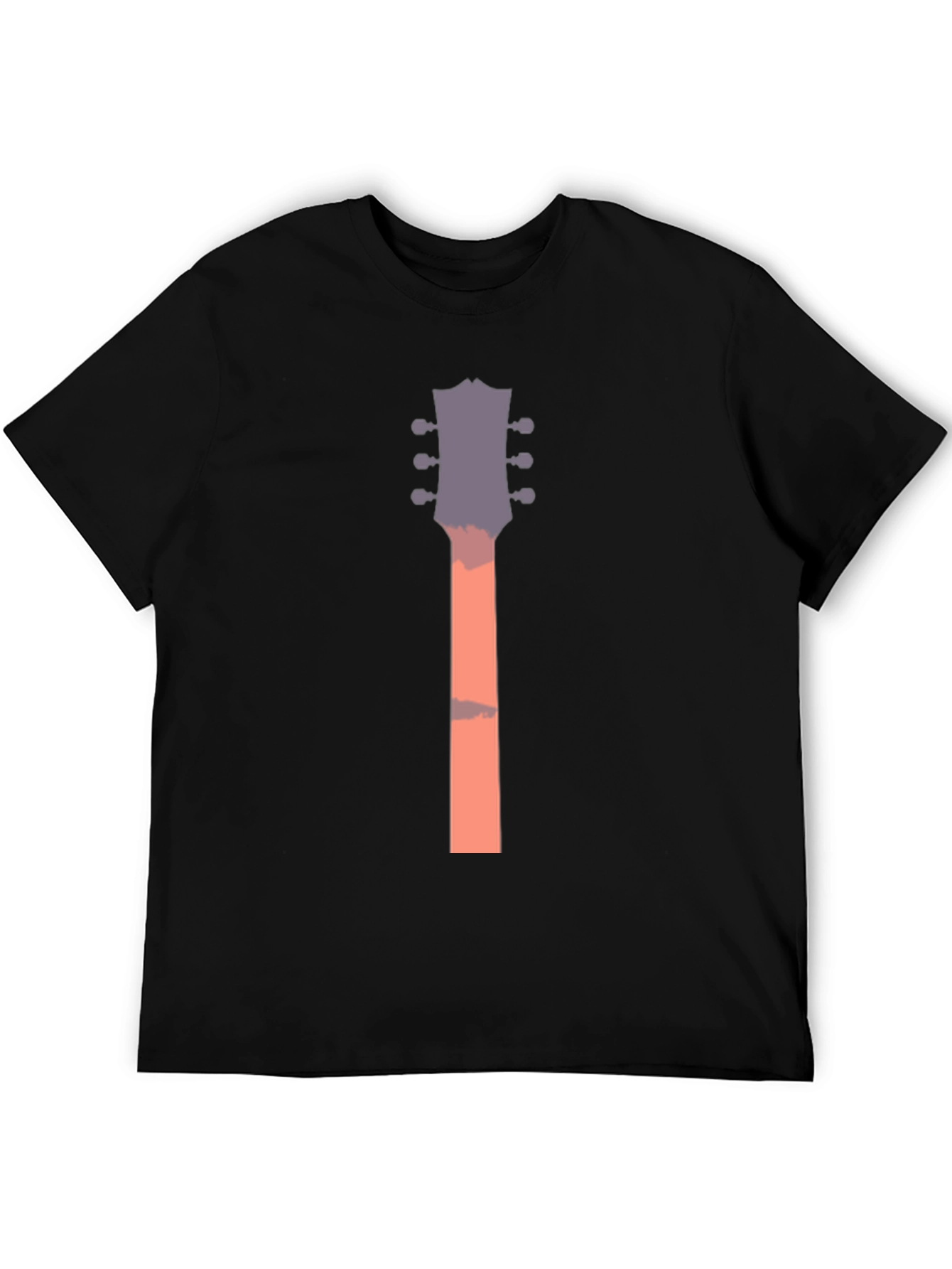 Guitar Neck Graphic T-Shirt - Unique Music Lover Tee