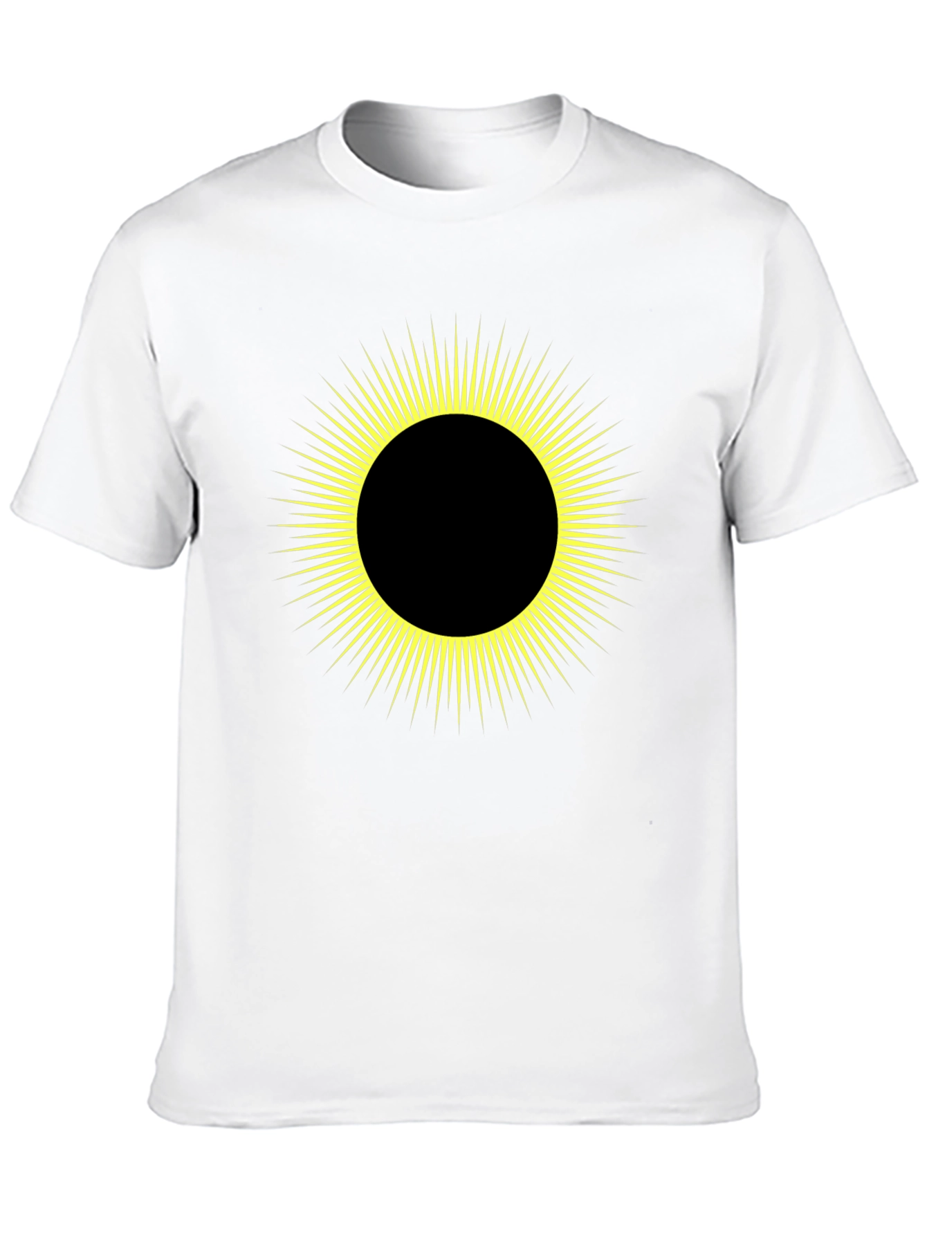 Solar Eclipse Graphic Tee - Mens Black T-Shirt