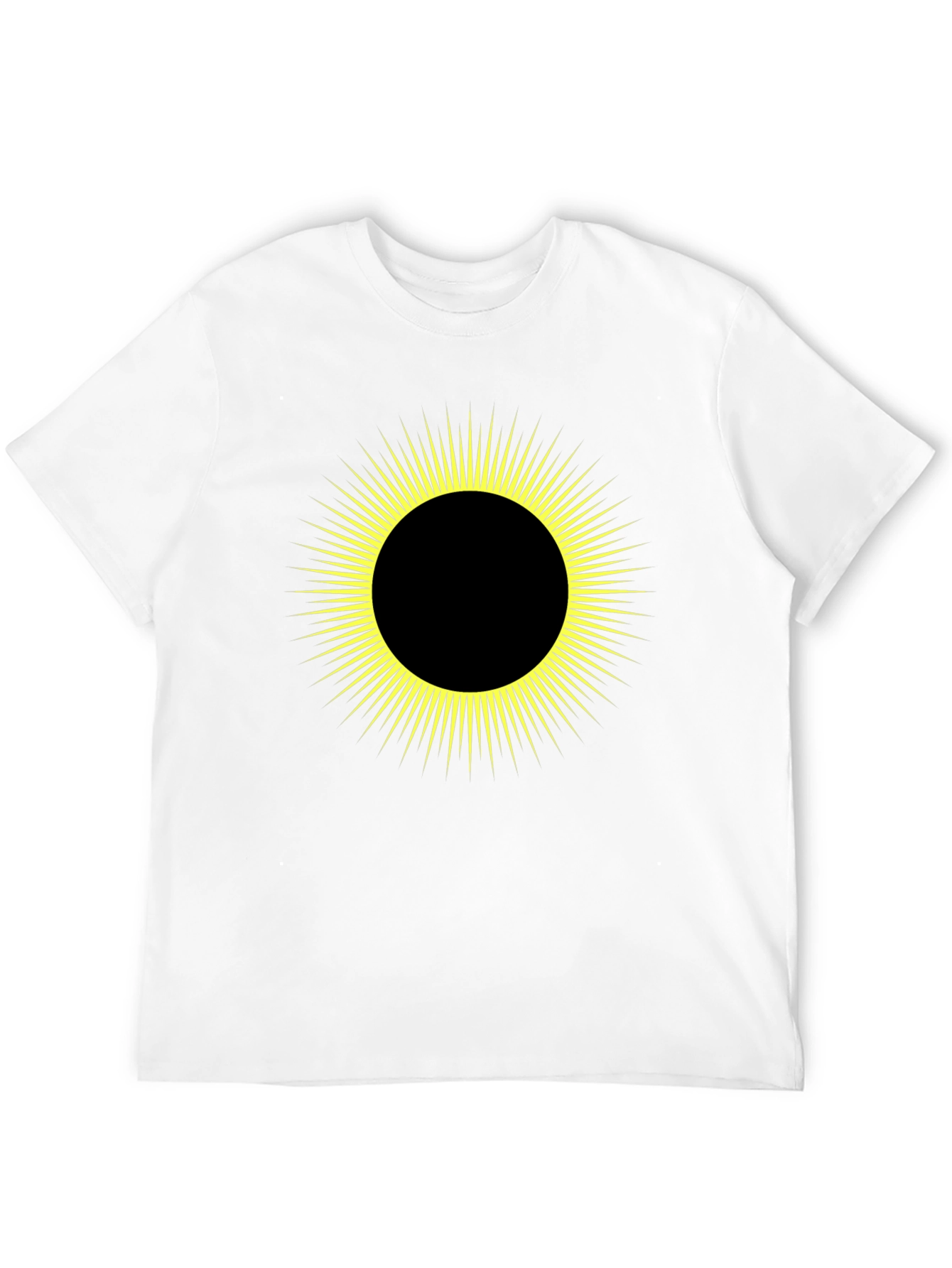 Solar Eclipse Graphic Tee - Mens Black T-Shirt