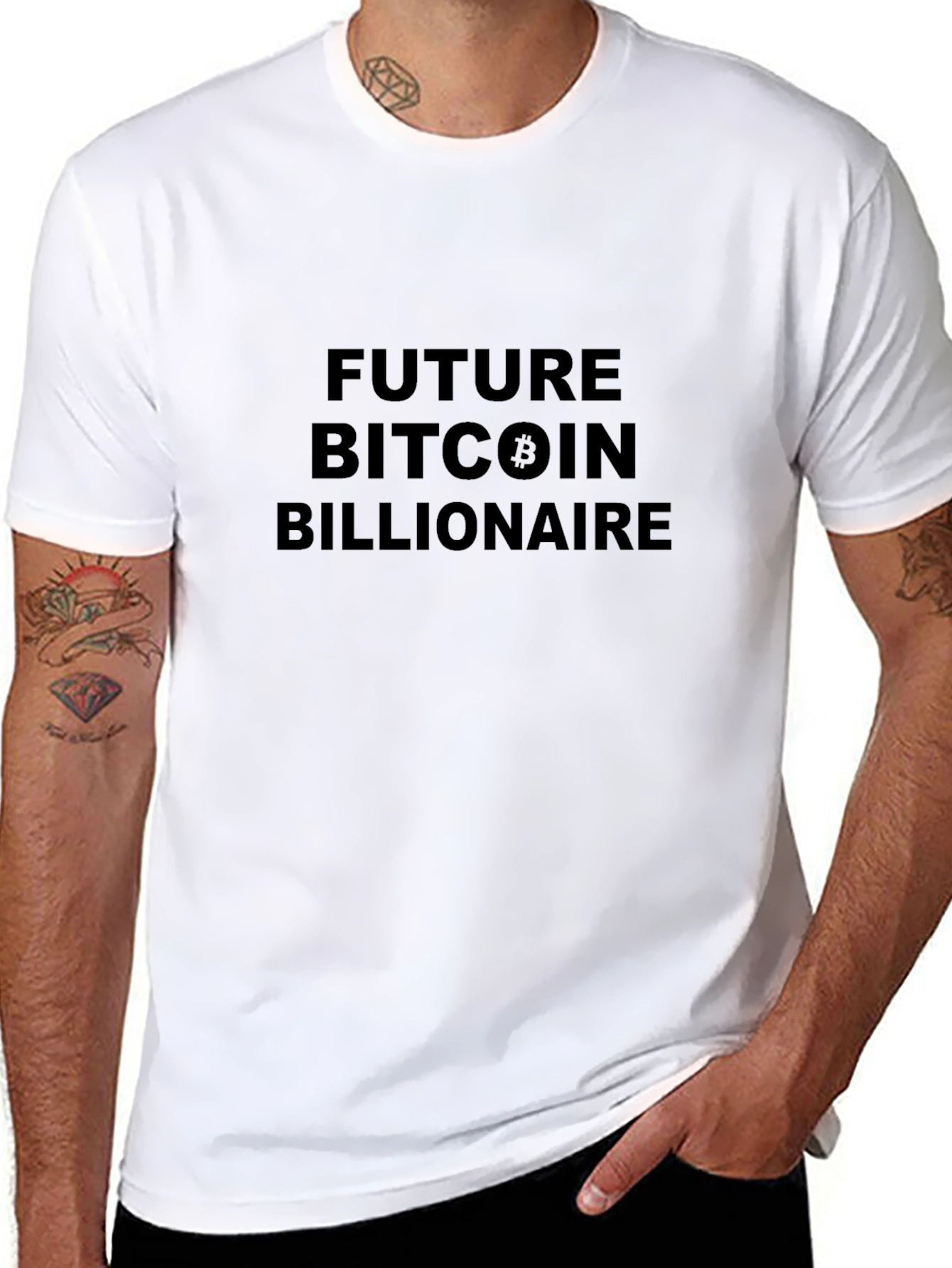 Future Bitcoin Billionaire Black T-Shirt
