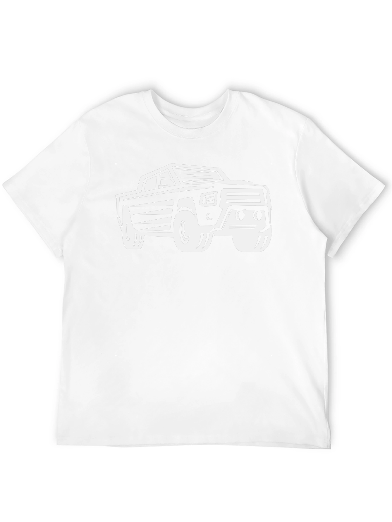 Truck Graphic T-Shirt - Black Cotton Blend