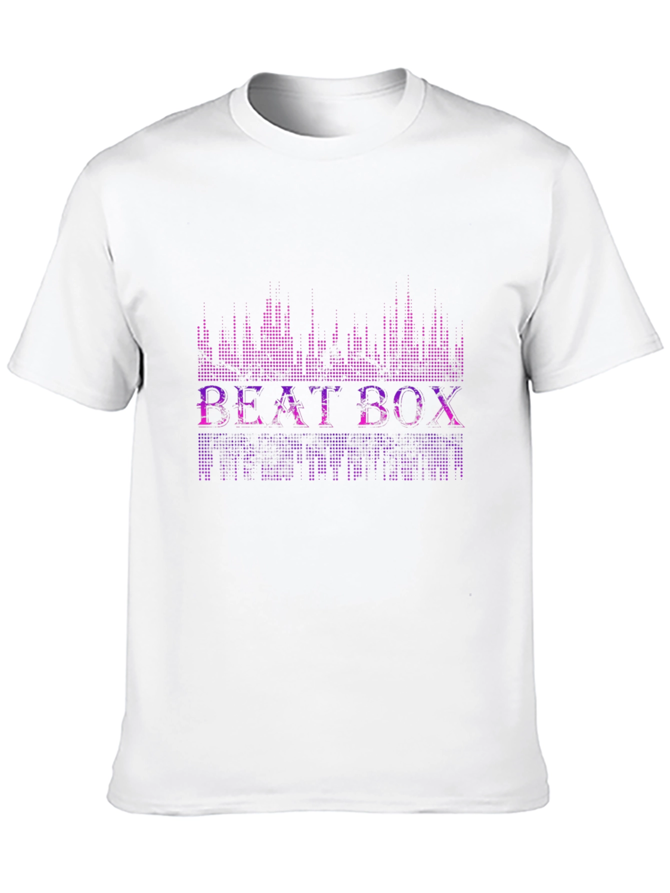 Beat Box Graphic Print Crew Neck T-Shirt