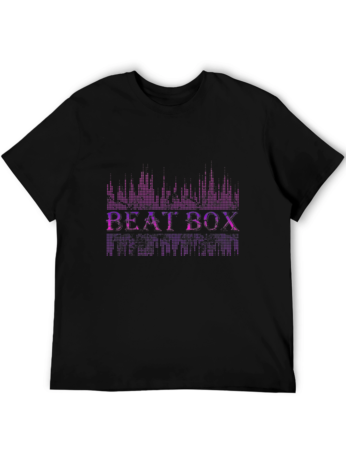 Beat Box Graphic Print Crew Neck T-Shirt