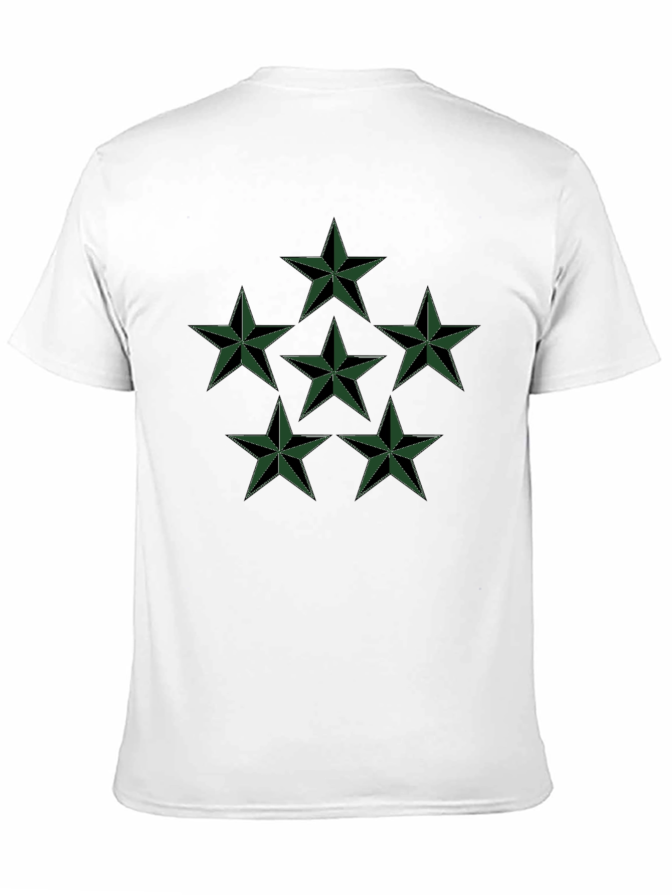 Star Graphic Tee - Mens Black Cotton T-Shirt