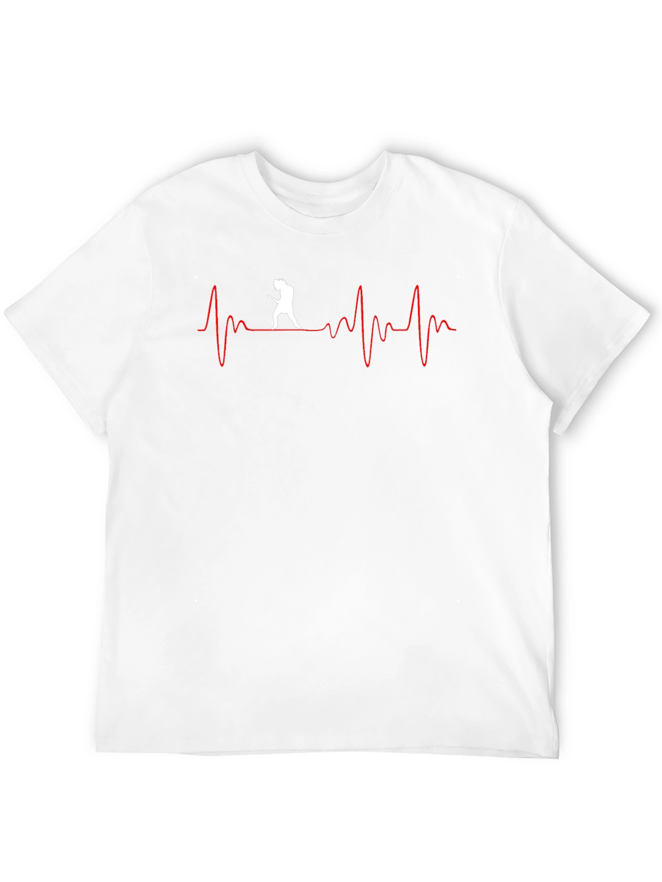 Guitar Heartbeat Graphic T-Shirt