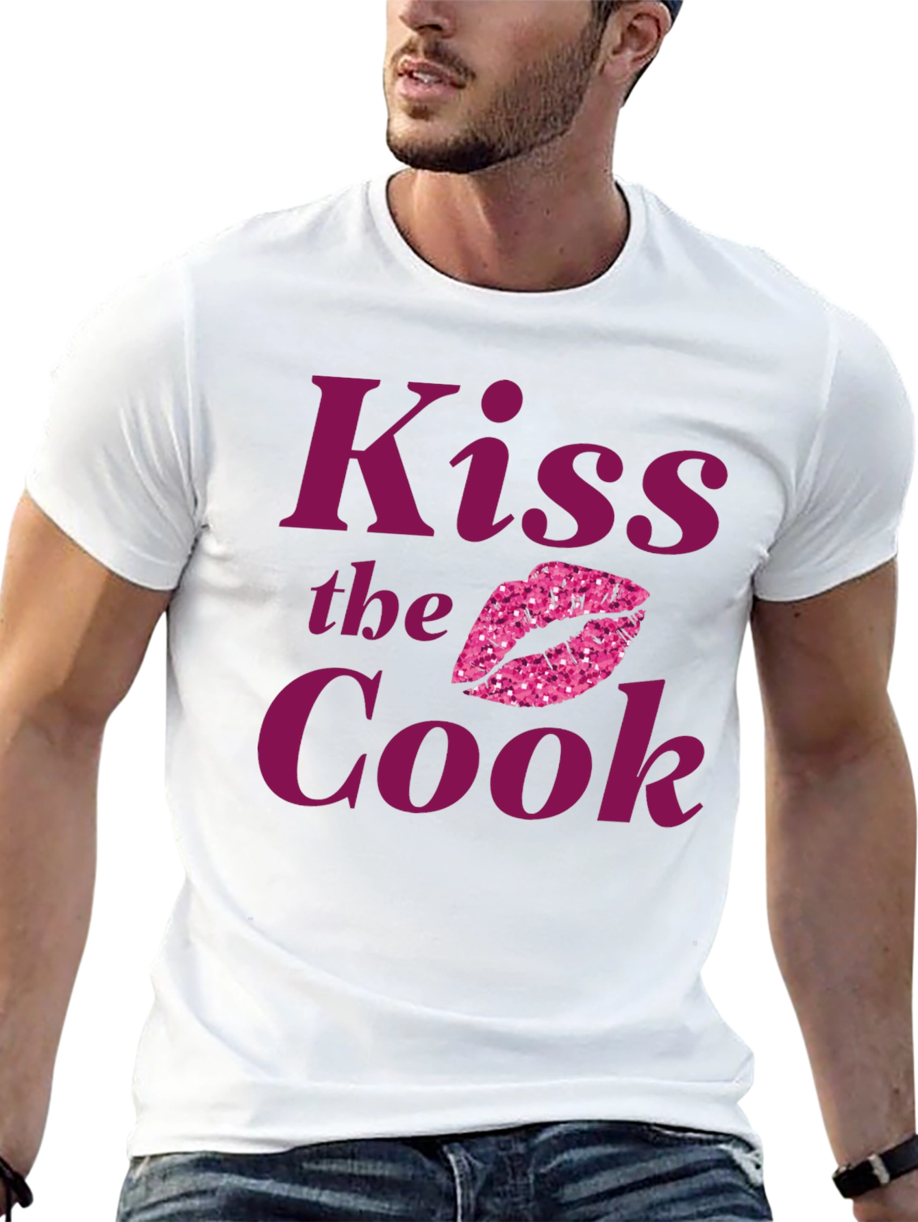 Kiss the Cook T-Shirt - Funny Chef Gift