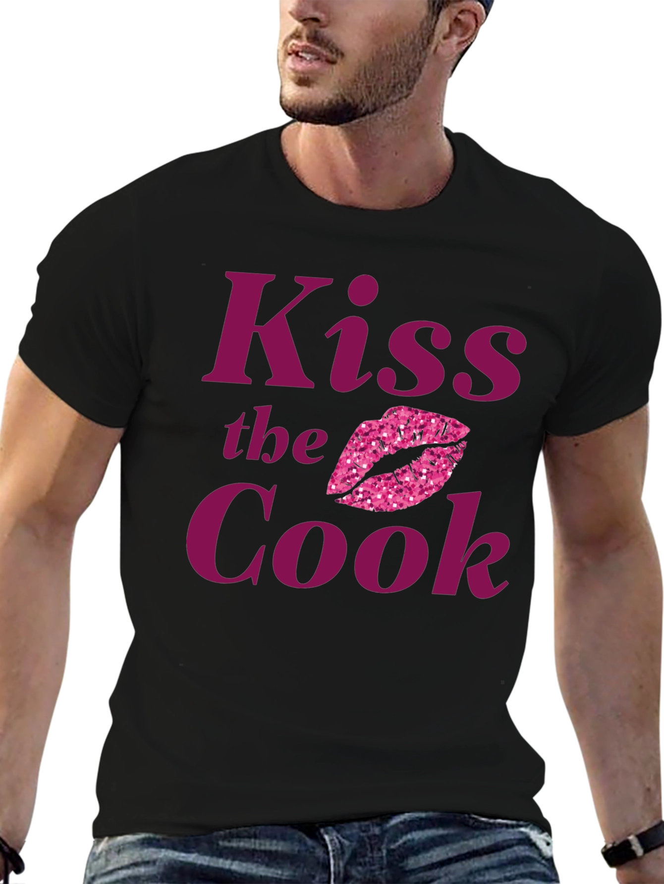 Kiss the Cook T-Shirt - Funny Chef Gift