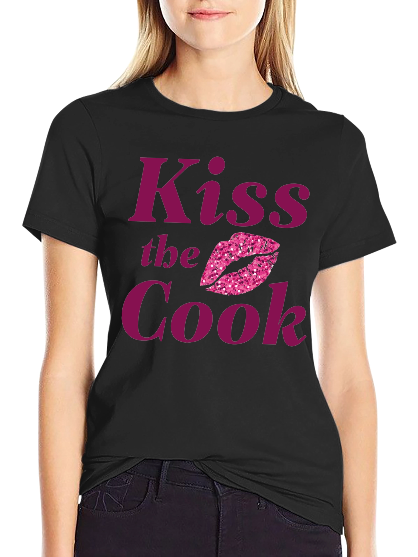 Kiss the Cook T-Shirt - Funny Chef Gift