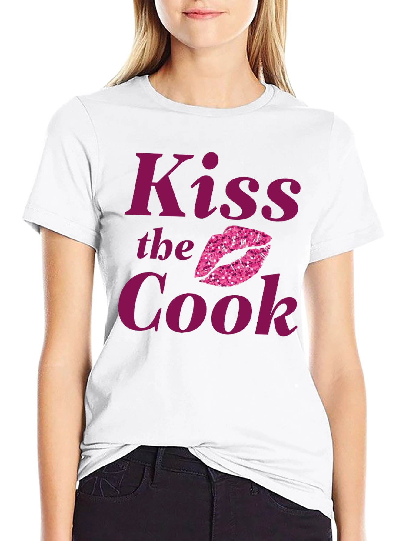 Kiss the Cook T-Shirt - Funny Chef Gift