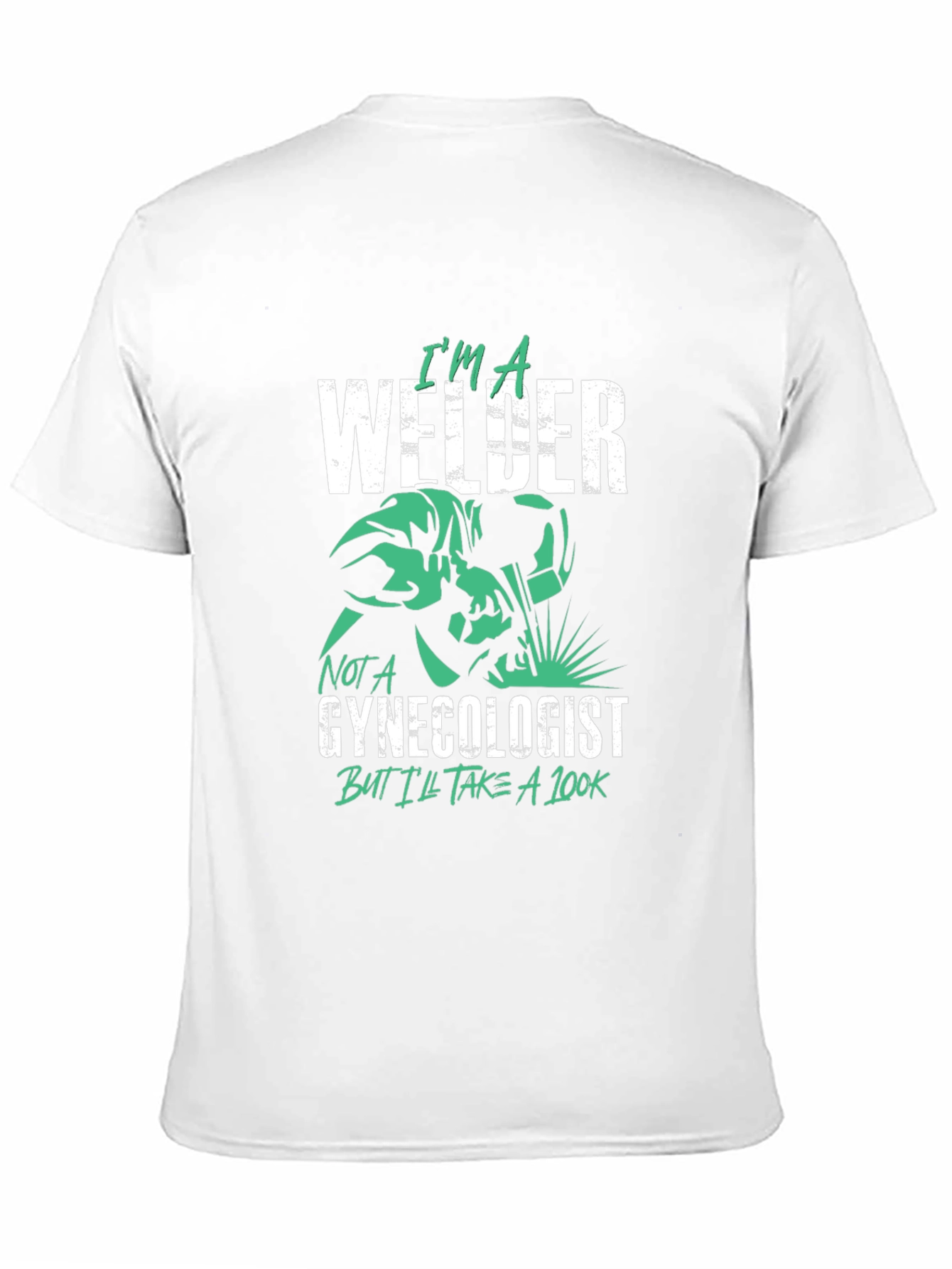 Welder Humor Graphic T-Shirt - Black