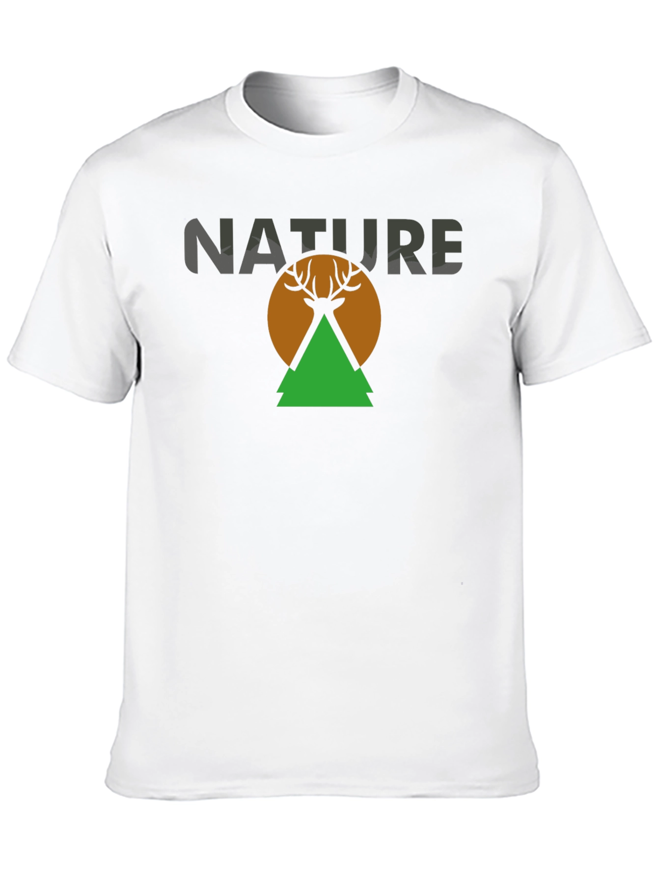 Nature Deer Graphic T-Shirt