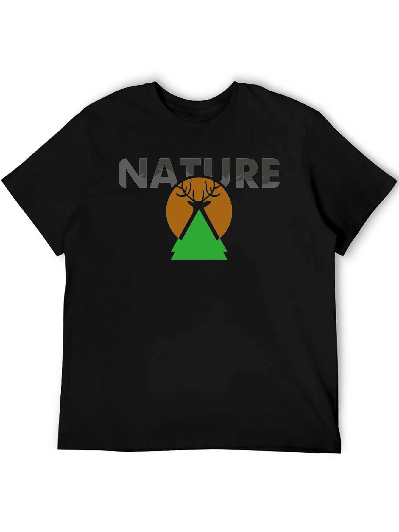 Nature Deer Graphic T-Shirt