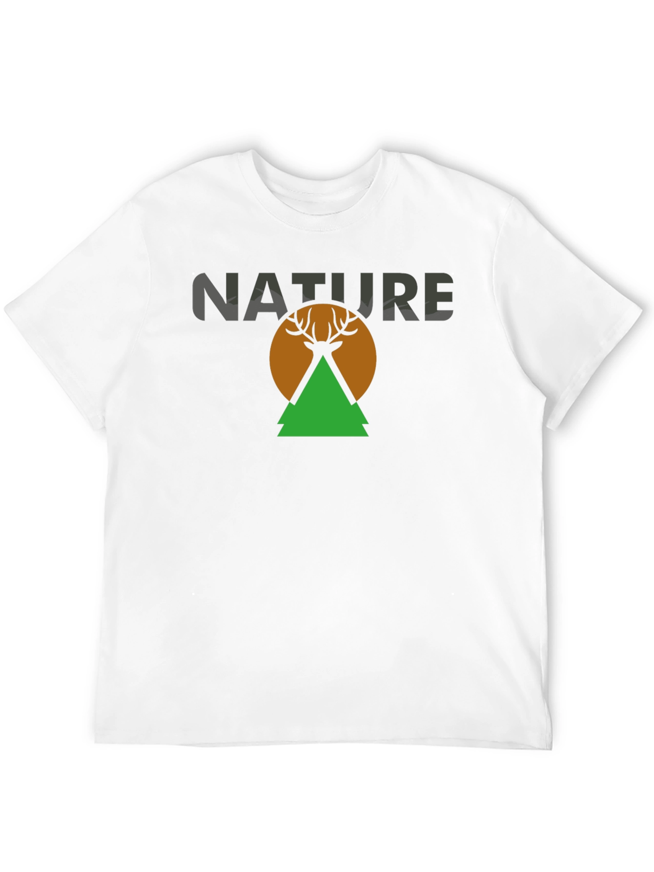 Nature Deer Graphic T-Shirt
