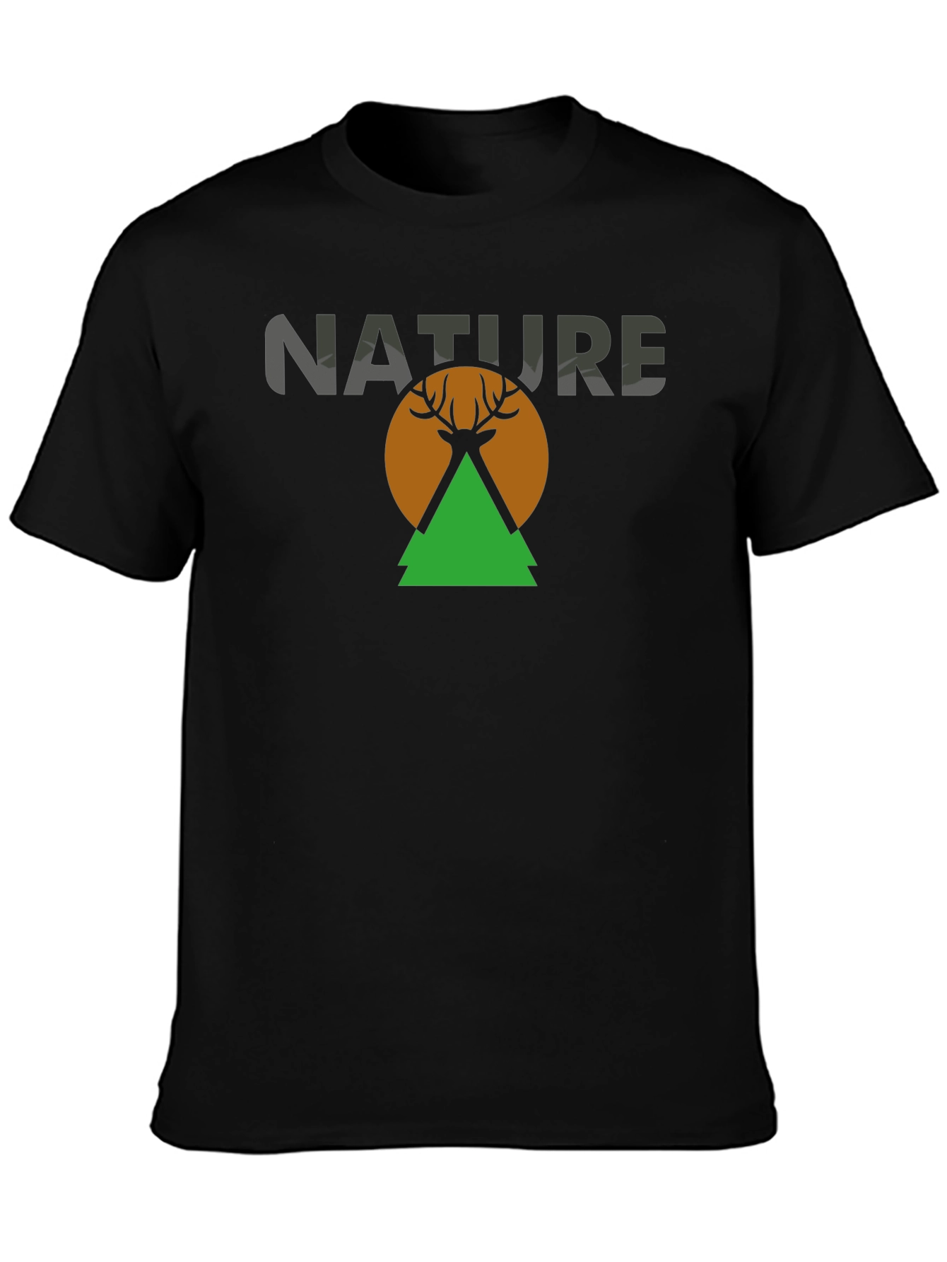 Nature Deer Graphic T-Shirt