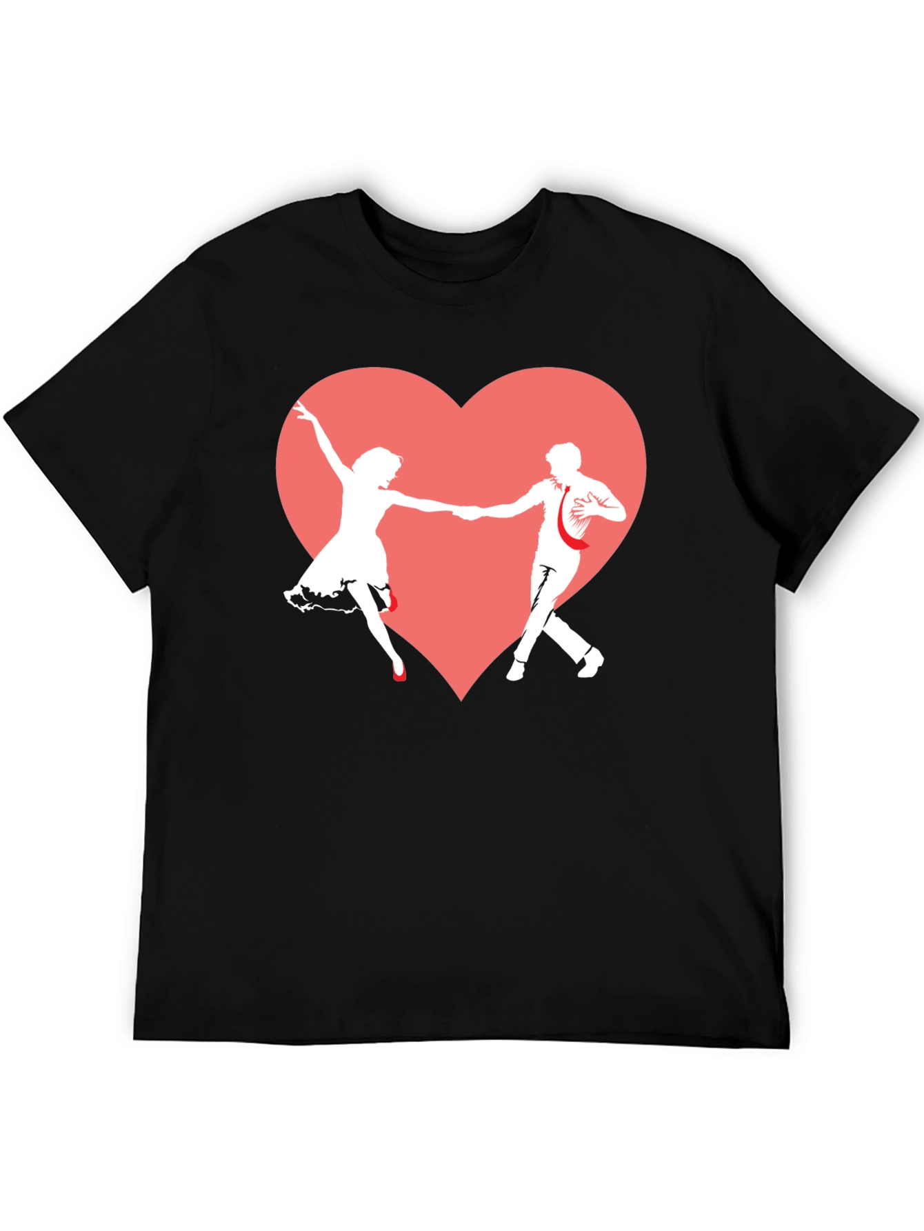 Dancing Heart Graphic T-Shirt - Rockabilly Love