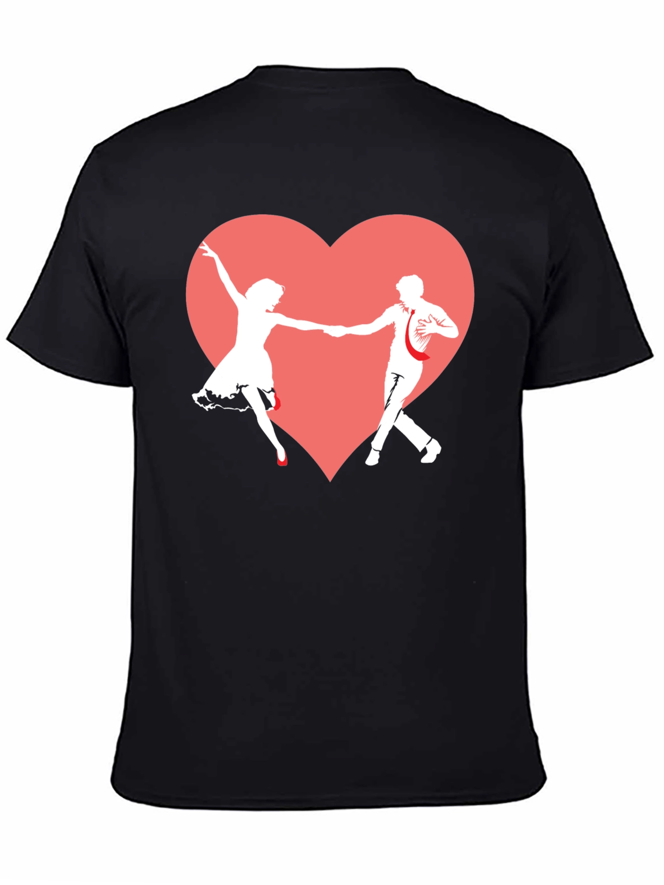 Dancing Heart Graphic T-Shirt - Rockabilly Love