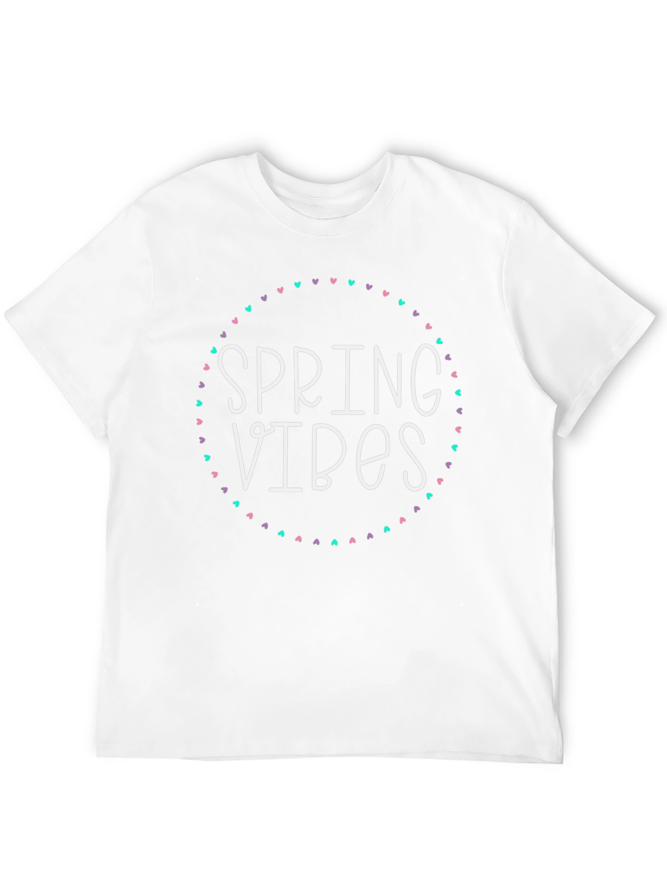 Spring Vibes Graphic T-Shirt - Black