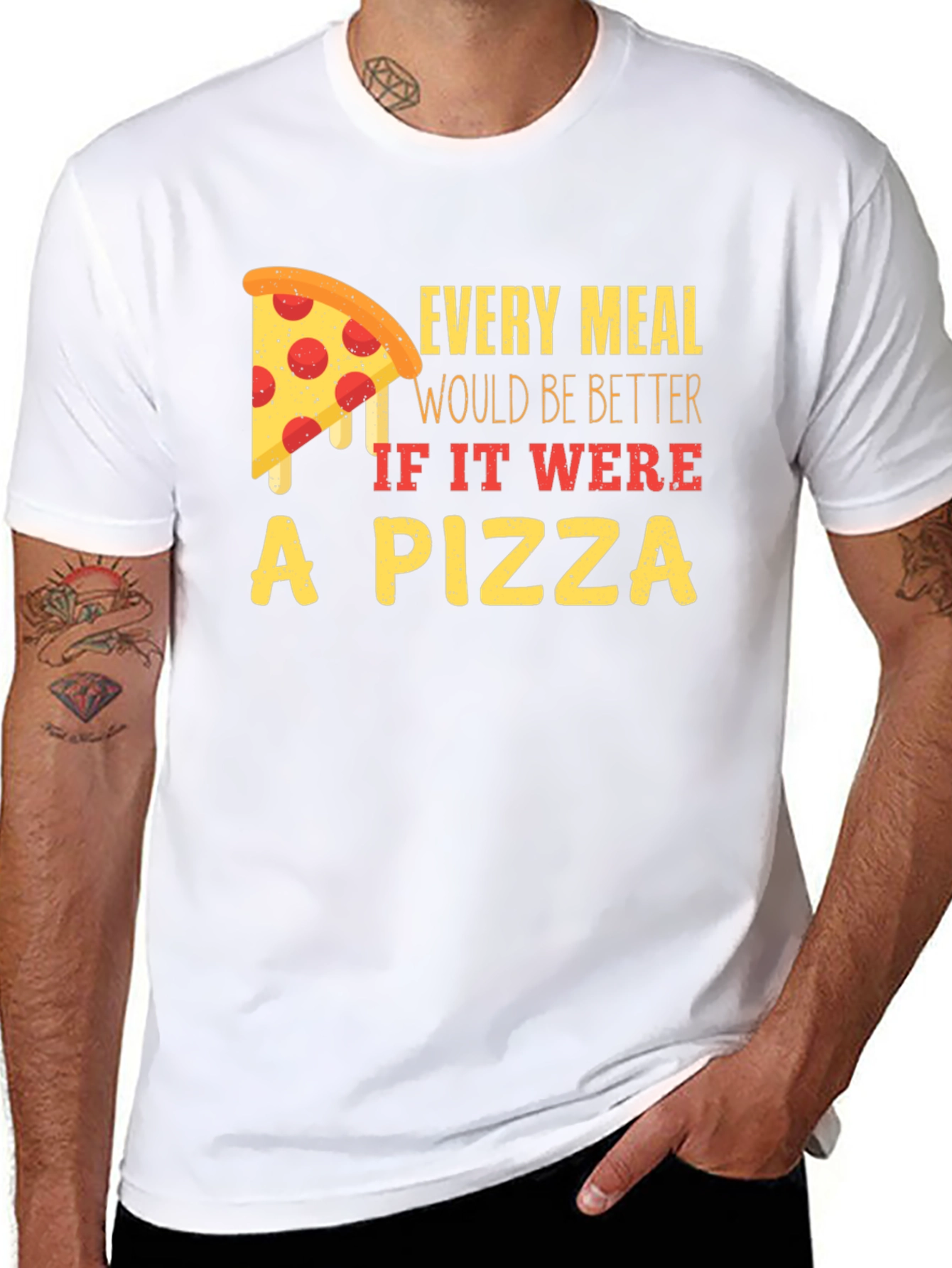Pizza Lover T-Shirt - Every Meal Better!