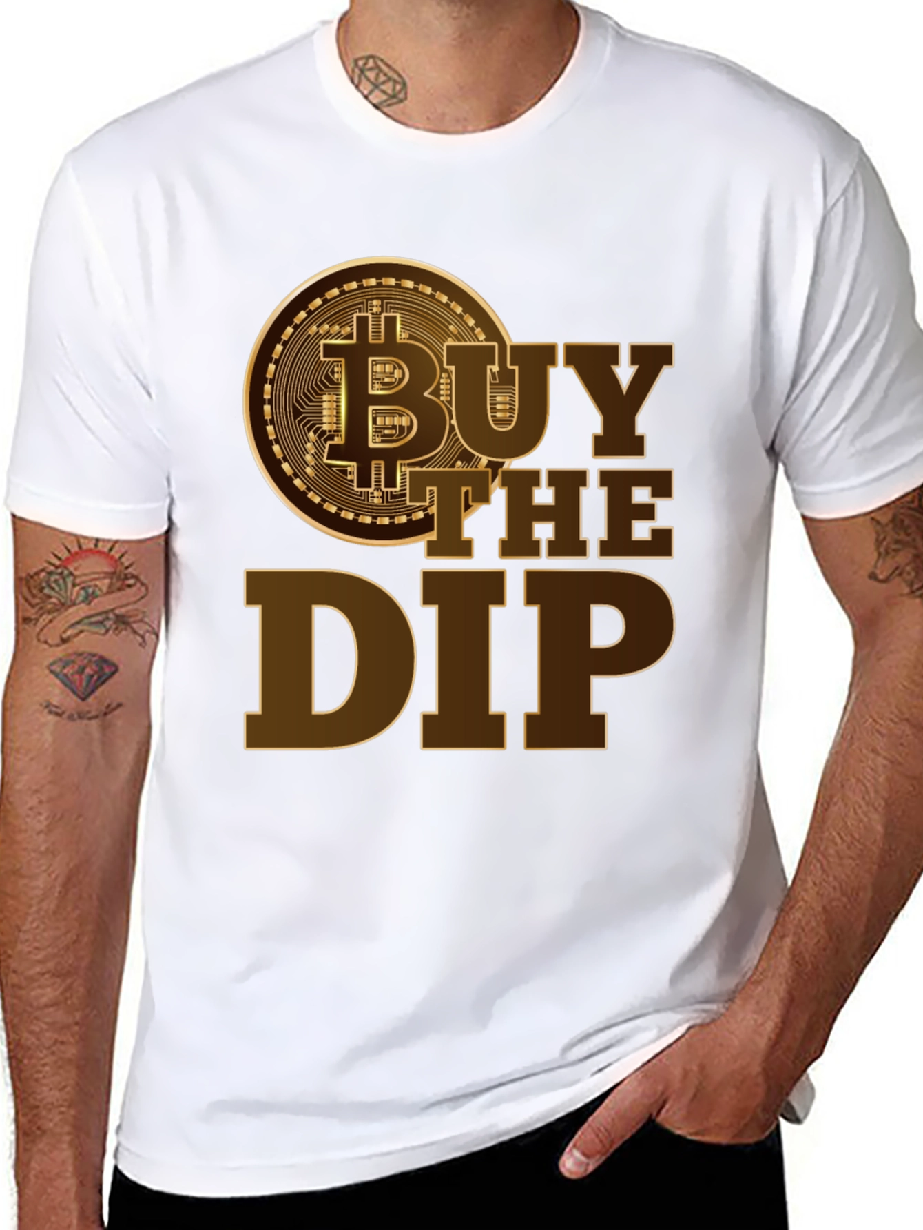 Buy the Dip Bitcoin Crypto Investor T-Shirt