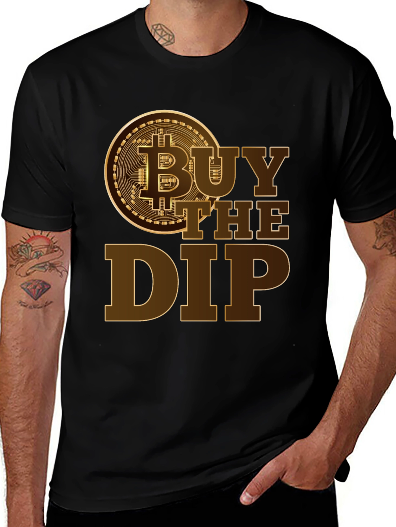 Buy the Dip Bitcoin Crypto Investor T-Shirt