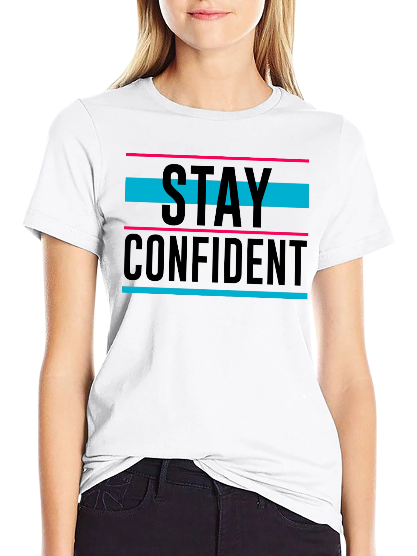 Stay Confident Graphic Tee - Trendy Unisex T-Shirt