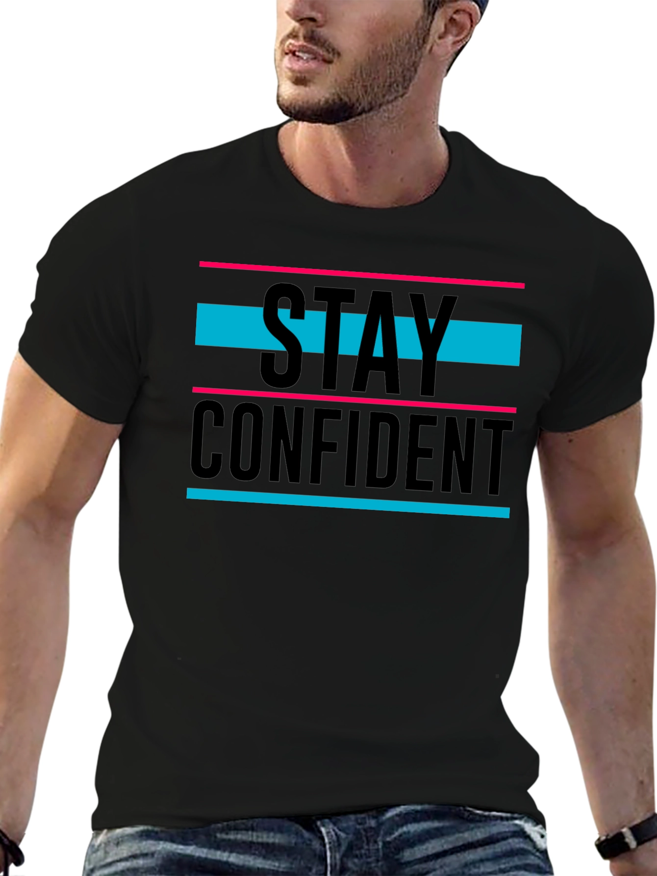 Stay Confident Graphic Tee - Trendy Unisex T-Shirt