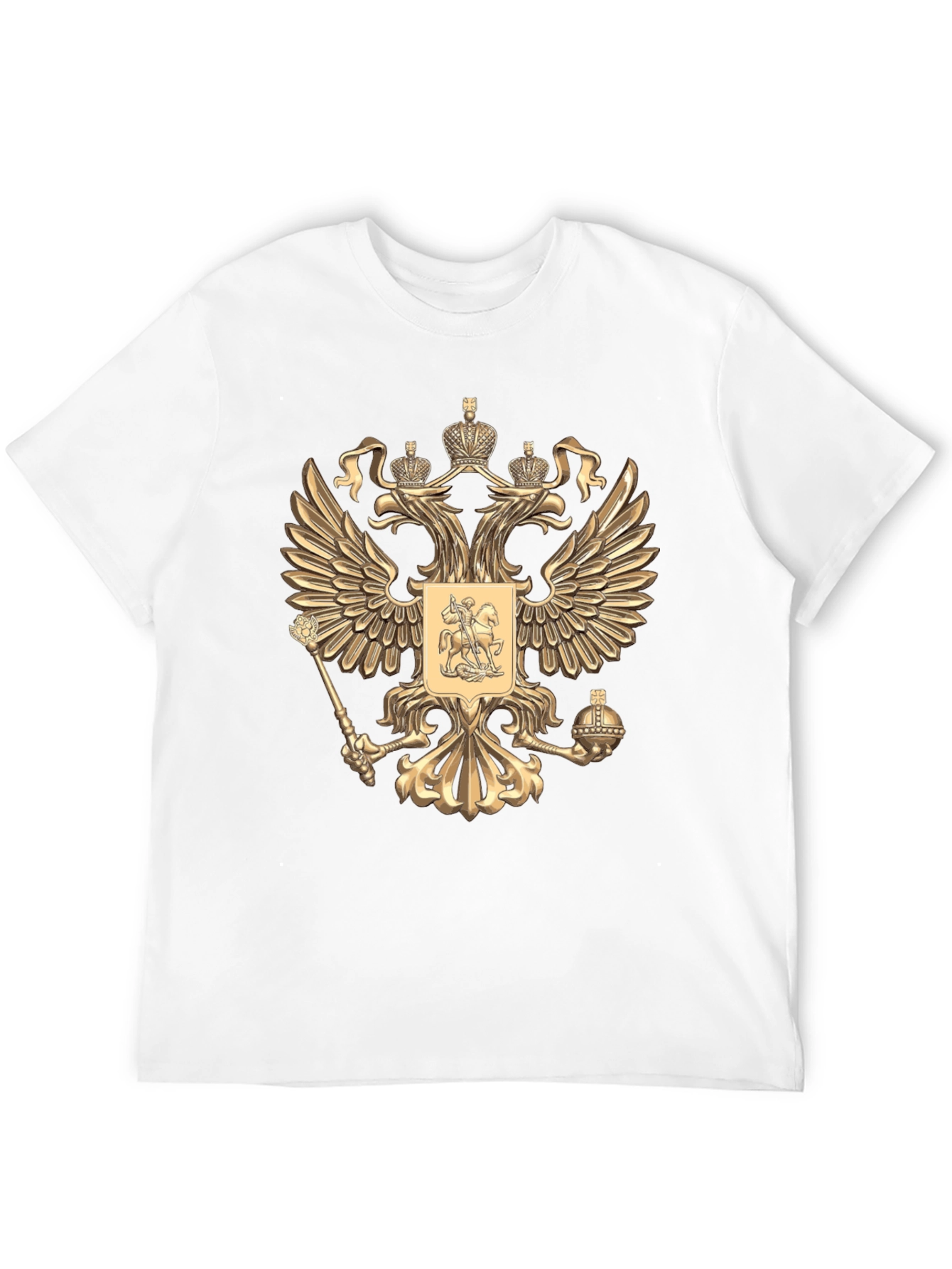 Russian Coat of Arms Black T-Shirt