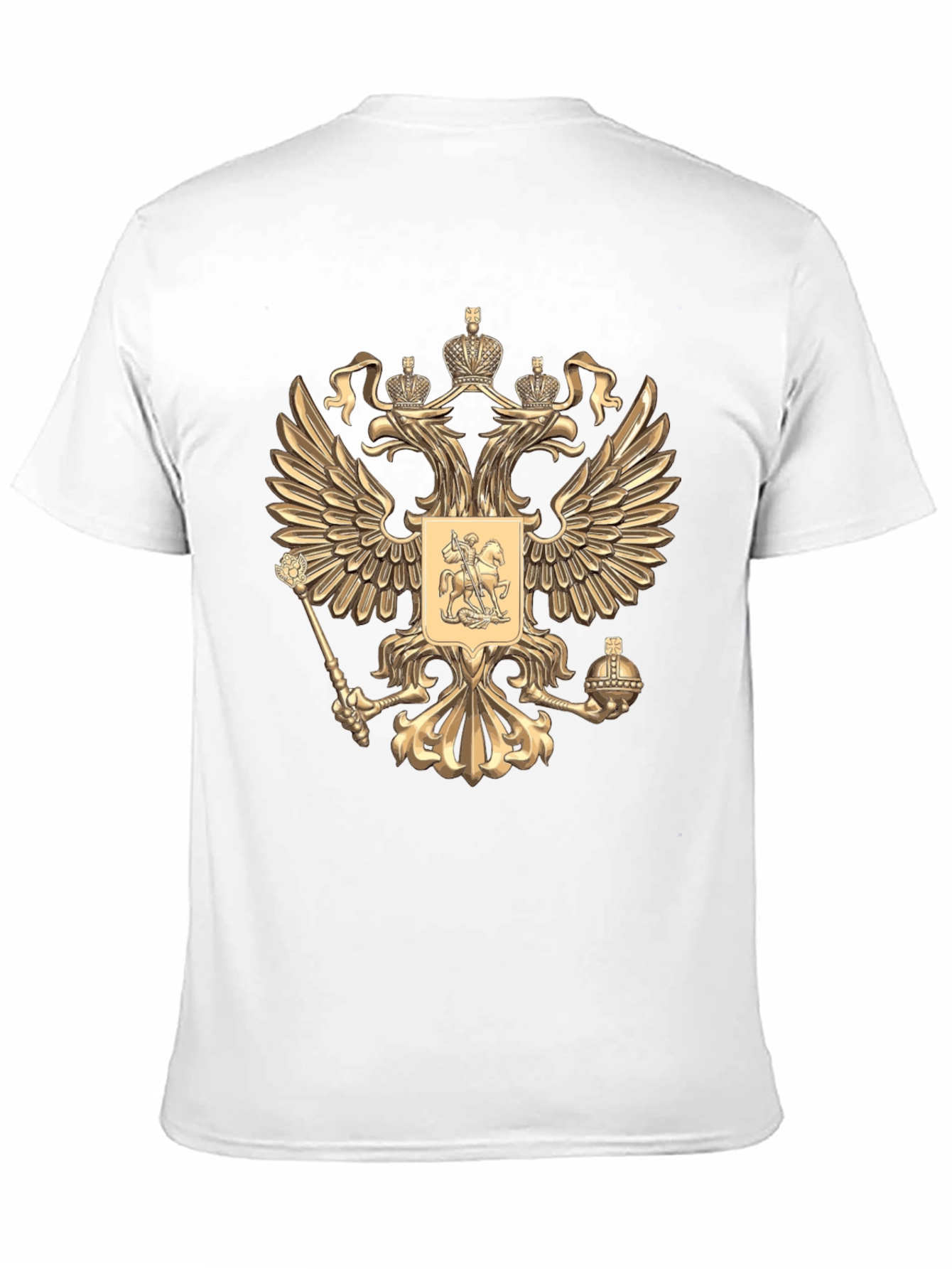 Russian Coat of Arms Black T-Shirt