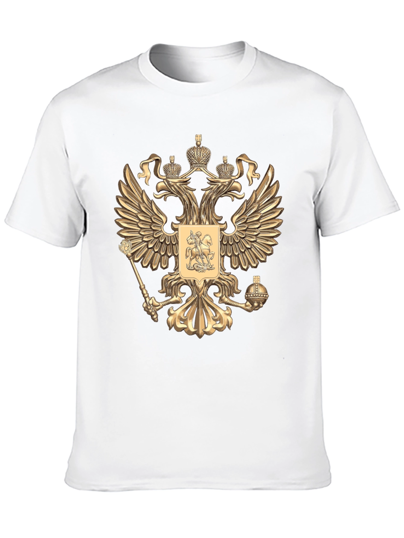 Russian Coat of Arms Black T-Shirt