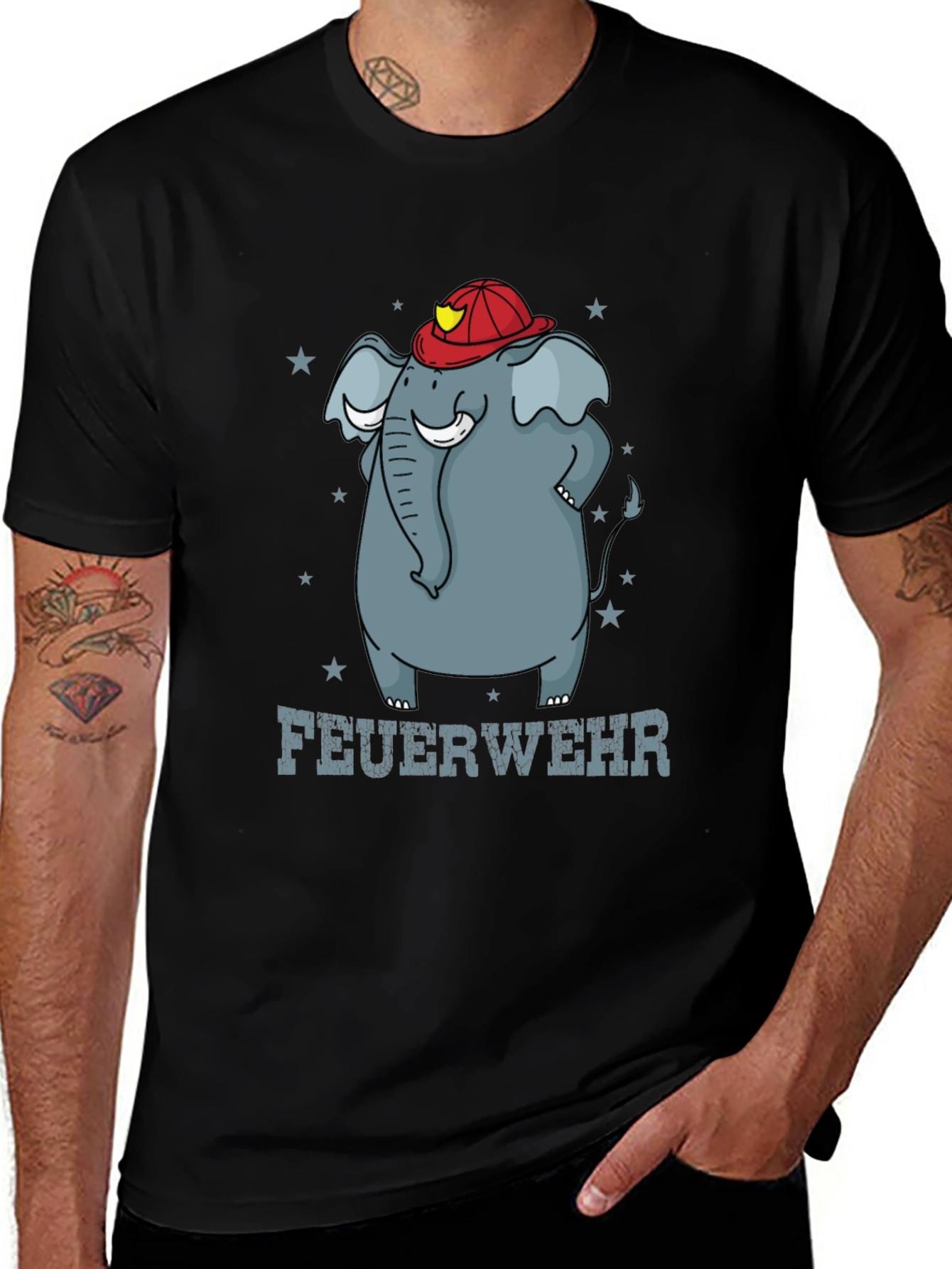 Fire Department Elephant T-Shirt