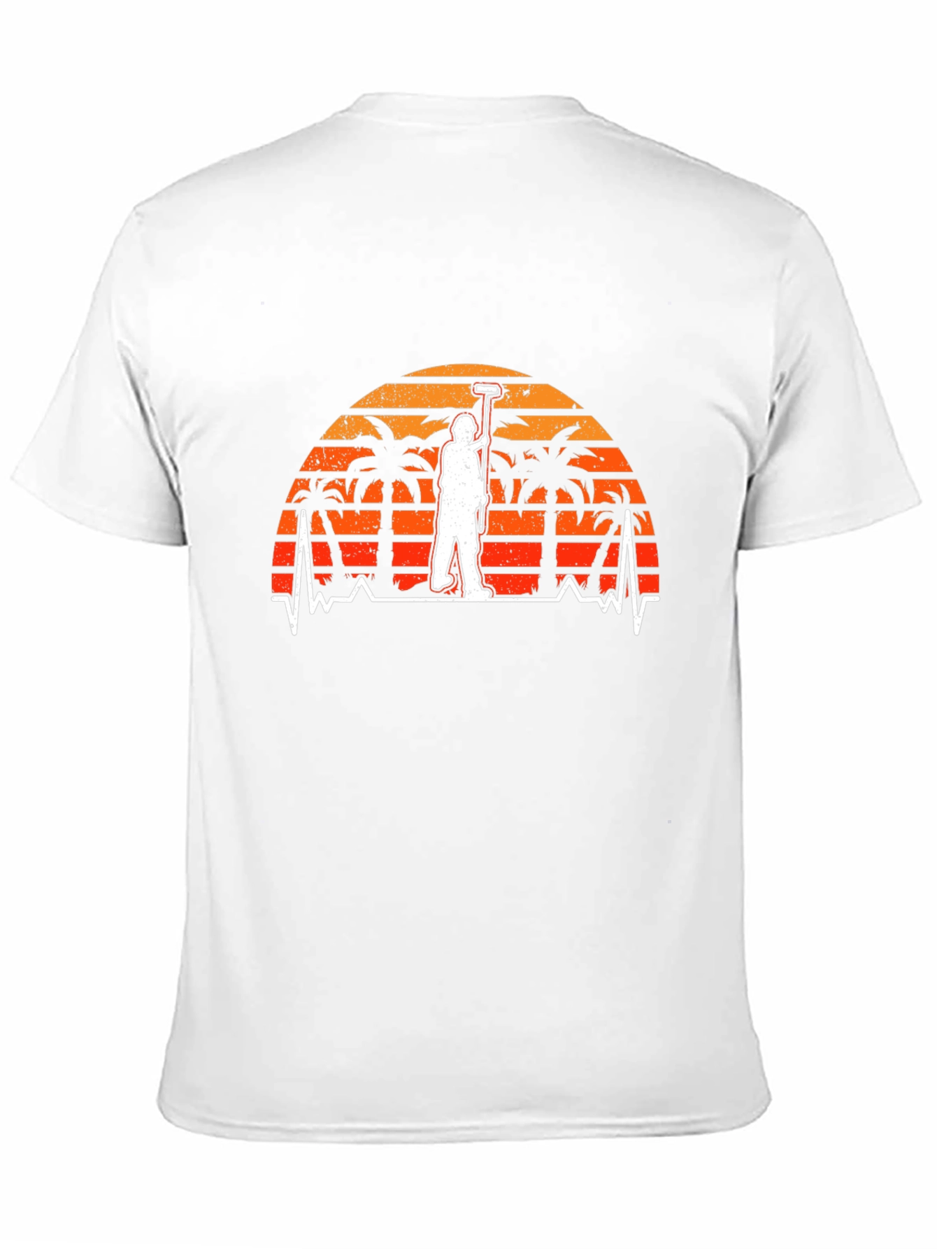 Painter at Sunset Graphic T-Shirt
