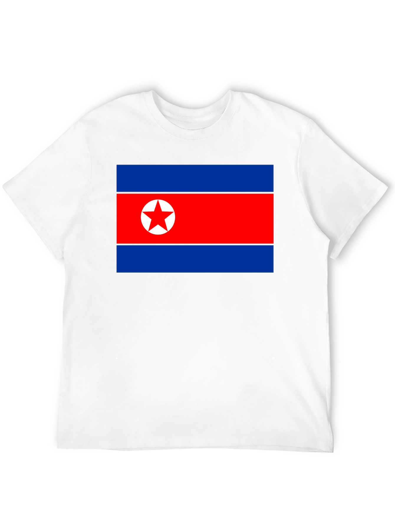 North Korea Flag Graphic T-Shirt