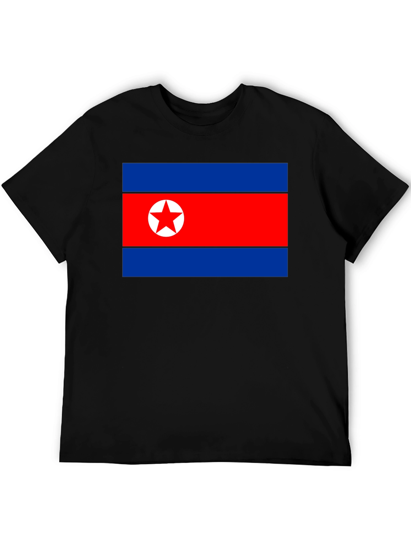 North Korea Flag Graphic T-Shirt