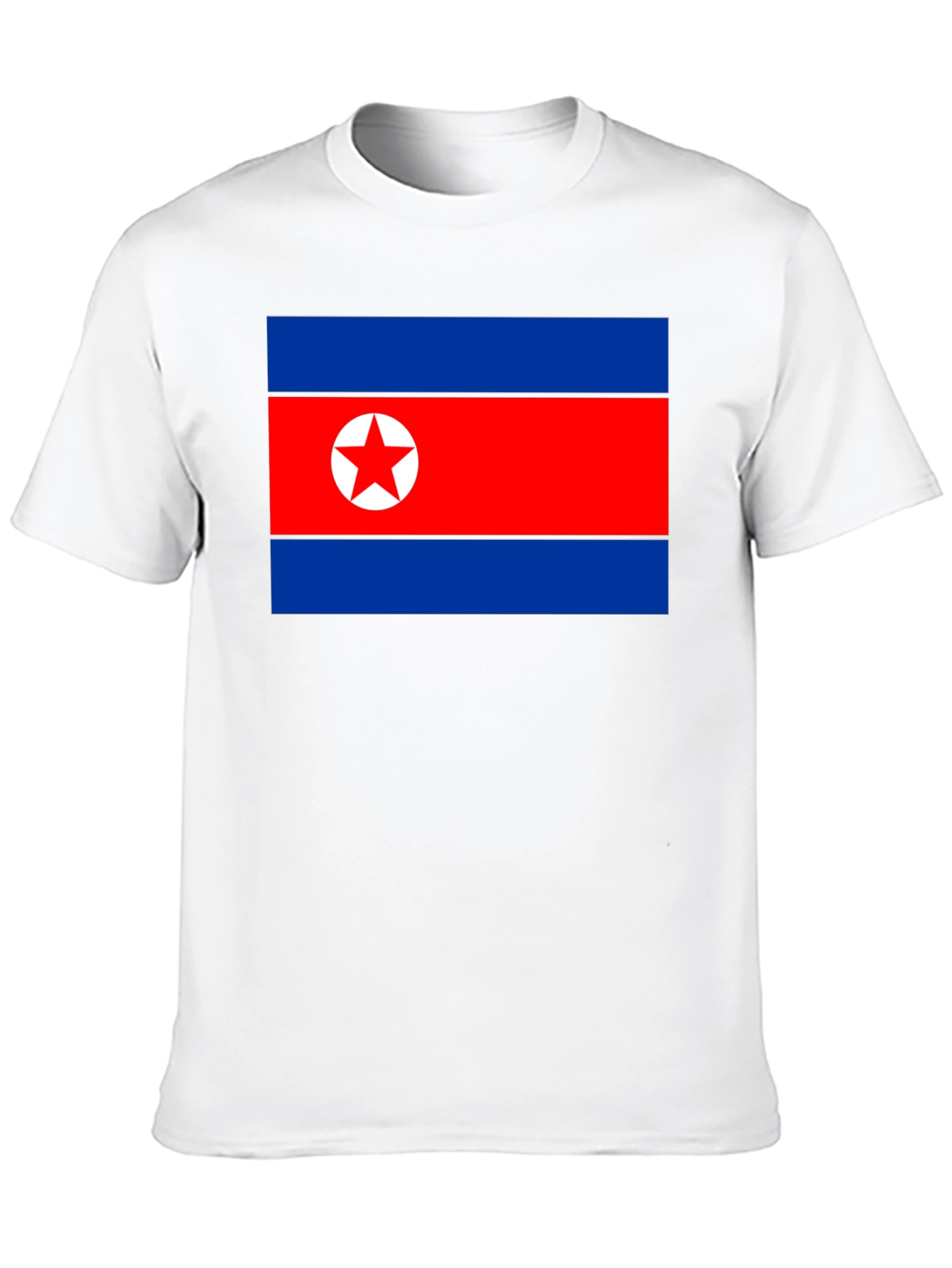 North Korea Flag Graphic T-Shirt
