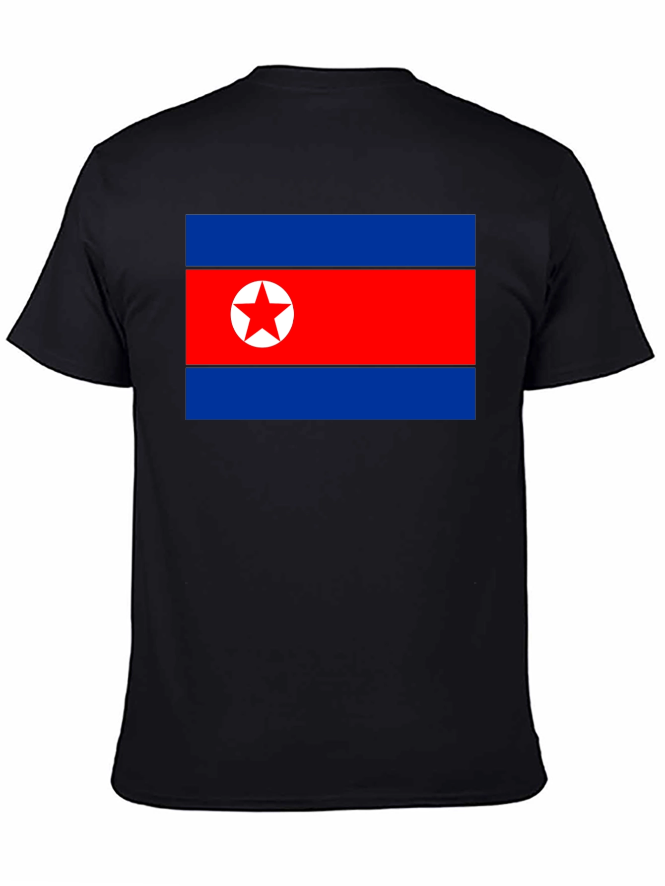 North Korea Flag Graphic T-Shirt