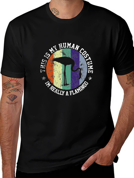 This Is My Human Costume Flamingo T-Shirt