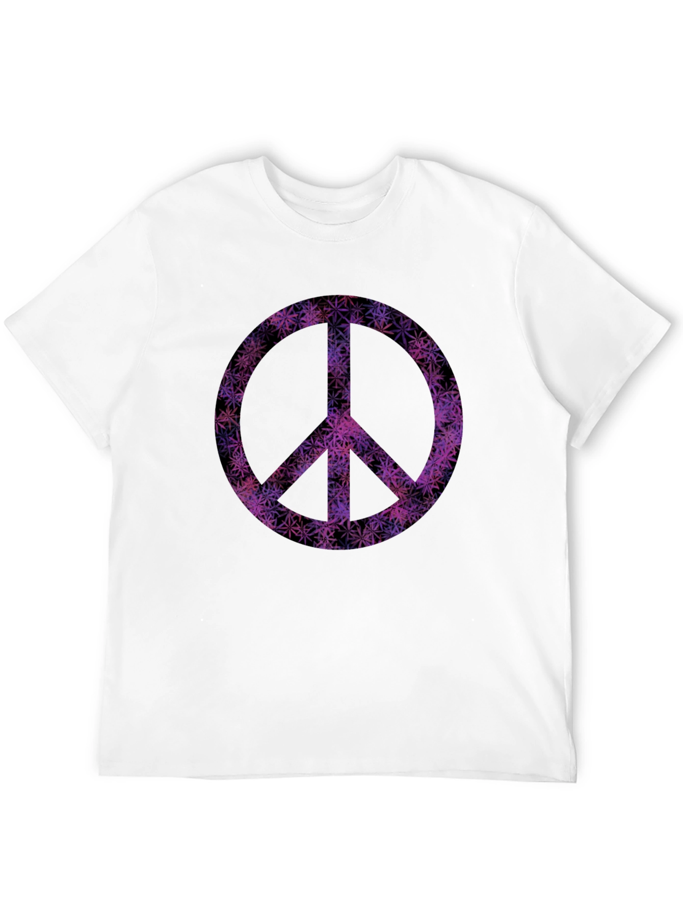 Peace Sign Graphic Tee - Black T-Shirt