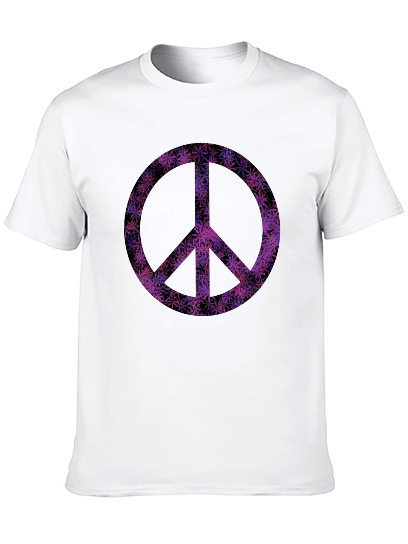 Peace Sign Graphic Tee - Black T-Shirt