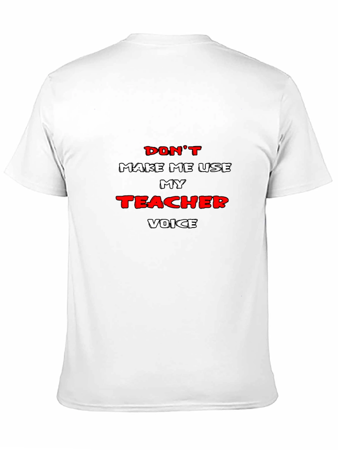 Teacher Voice Graphic T-Shirt - Black
